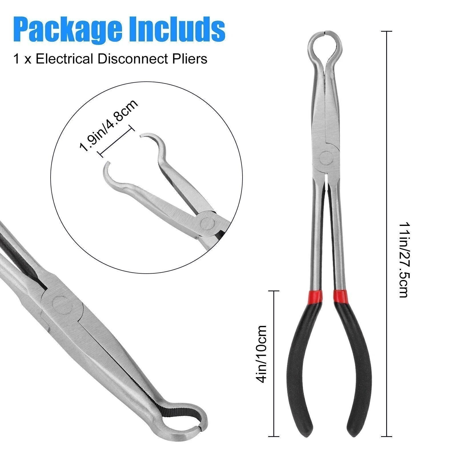 Precision 11inch Long Needle Nose Pliers Assortment Kit, Long Reach Pliers