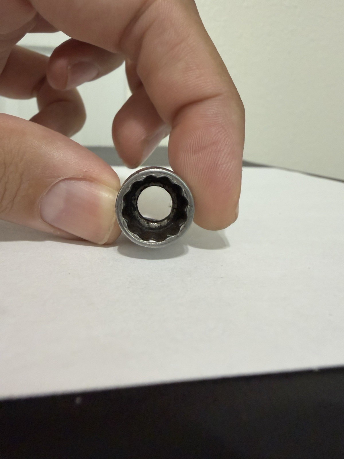 Snap On 7/16″ Shallow Socket 3/8″ Drive 12 Point F141 USA