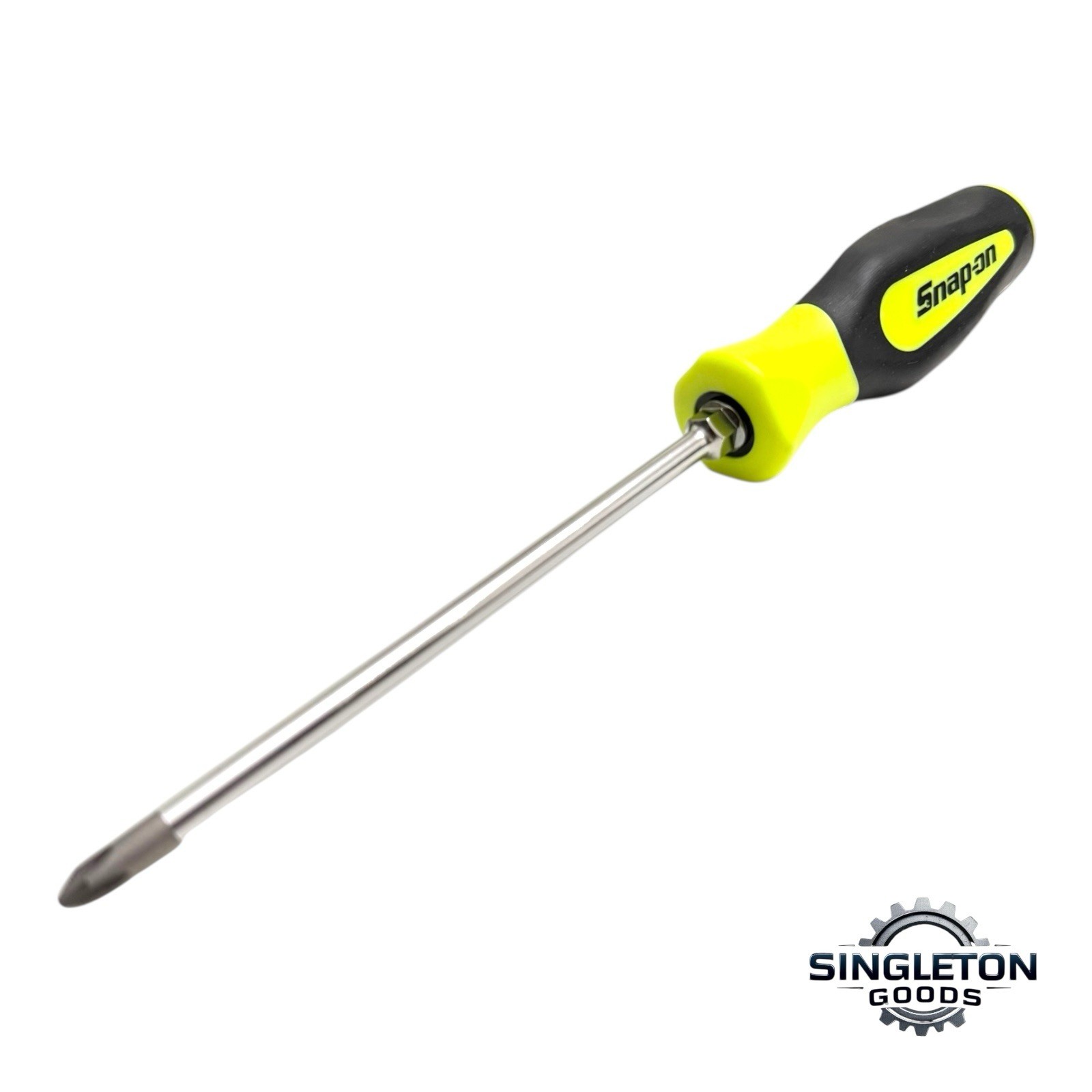 Snap-on Tools NEW SGDP62IRBHV # 2 PHILLIPS Head Hi-Viz Soft Grip Screwdriver USA