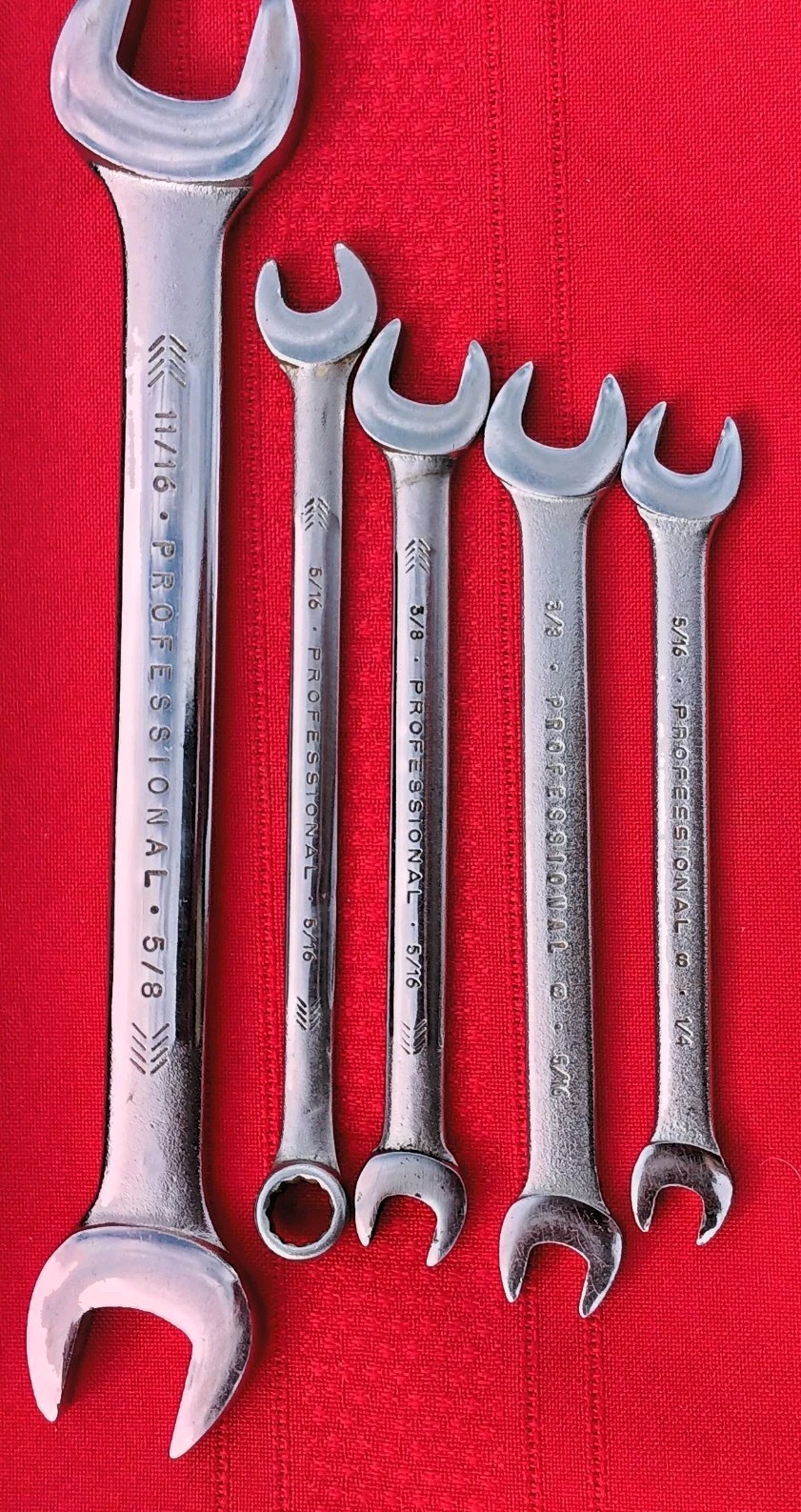 PROTO 20 PIECE 3/8″dr. SAE Mixed Socket Set + Pro wrenches +4 Slimline Crowfoot