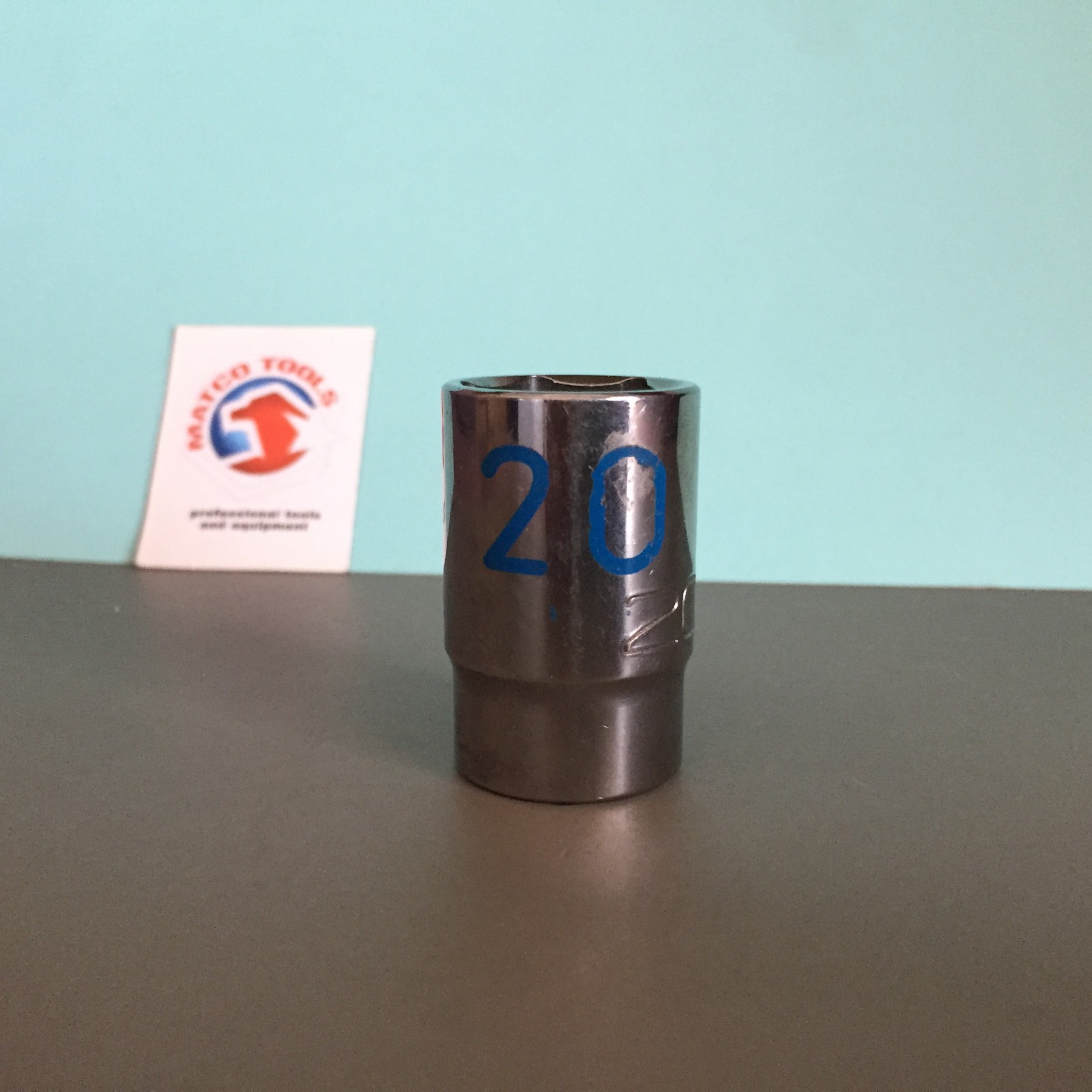 Matco Tools USA C20M6A 1/2″ Drive Metric 20mm Chrome Socket, 6 Point