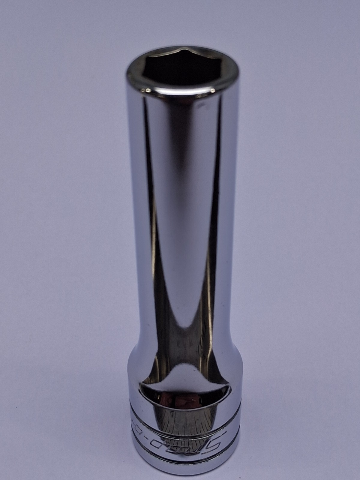 Snap-on Tools 7/16″ Chrome Deep 6pt Socket 1/2″ Drive TS141A USA Nice
