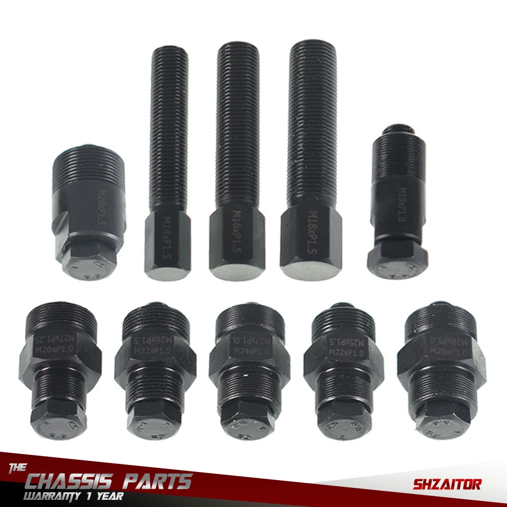 10 Pcs 15 Size Left Thread Motorcycle Flywheel Puller Tool Set For Dirt Bike