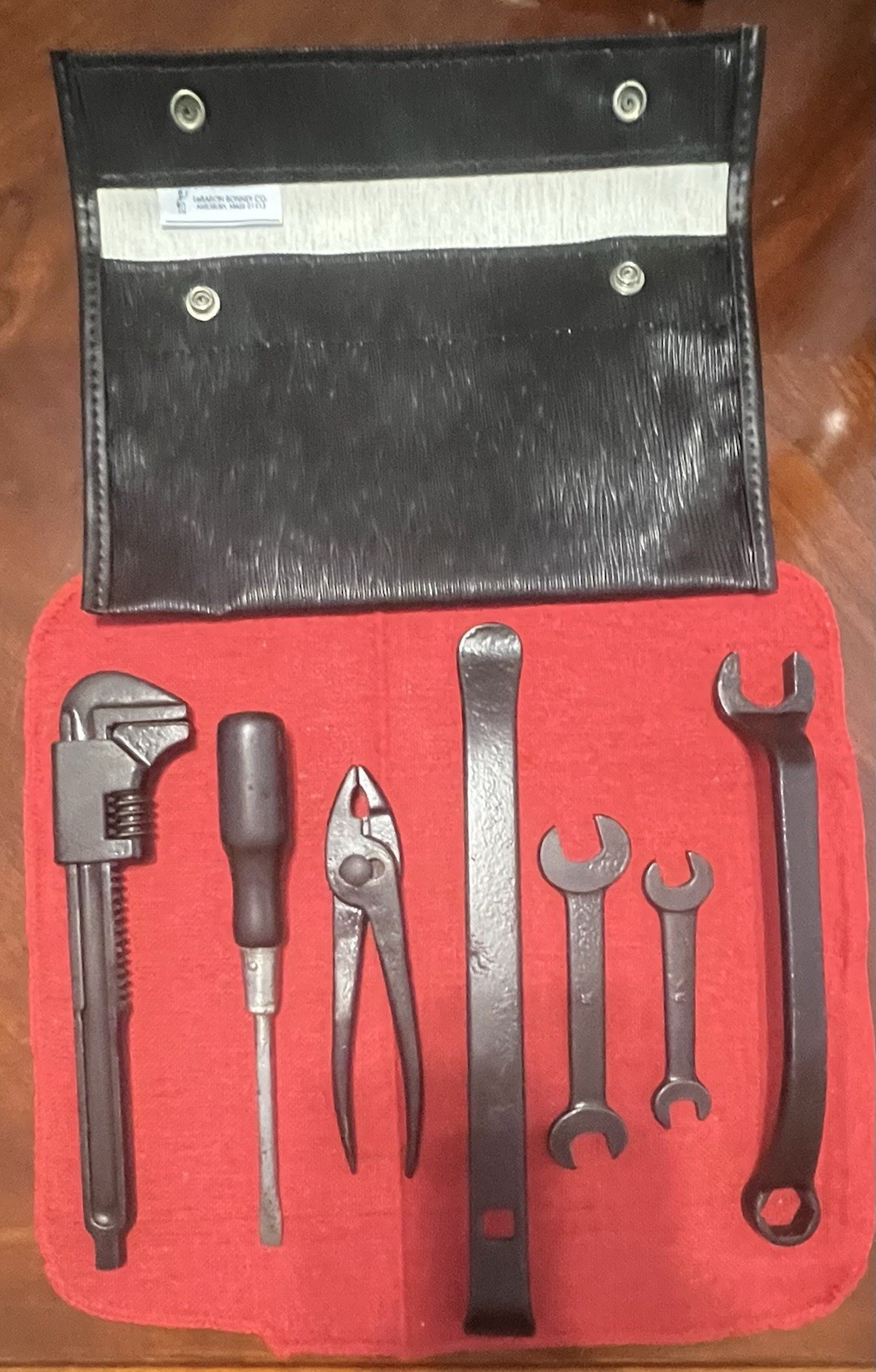Vintage Ford Tool Kit 1938 Ford Complete with 7 Tools and Tool Bag