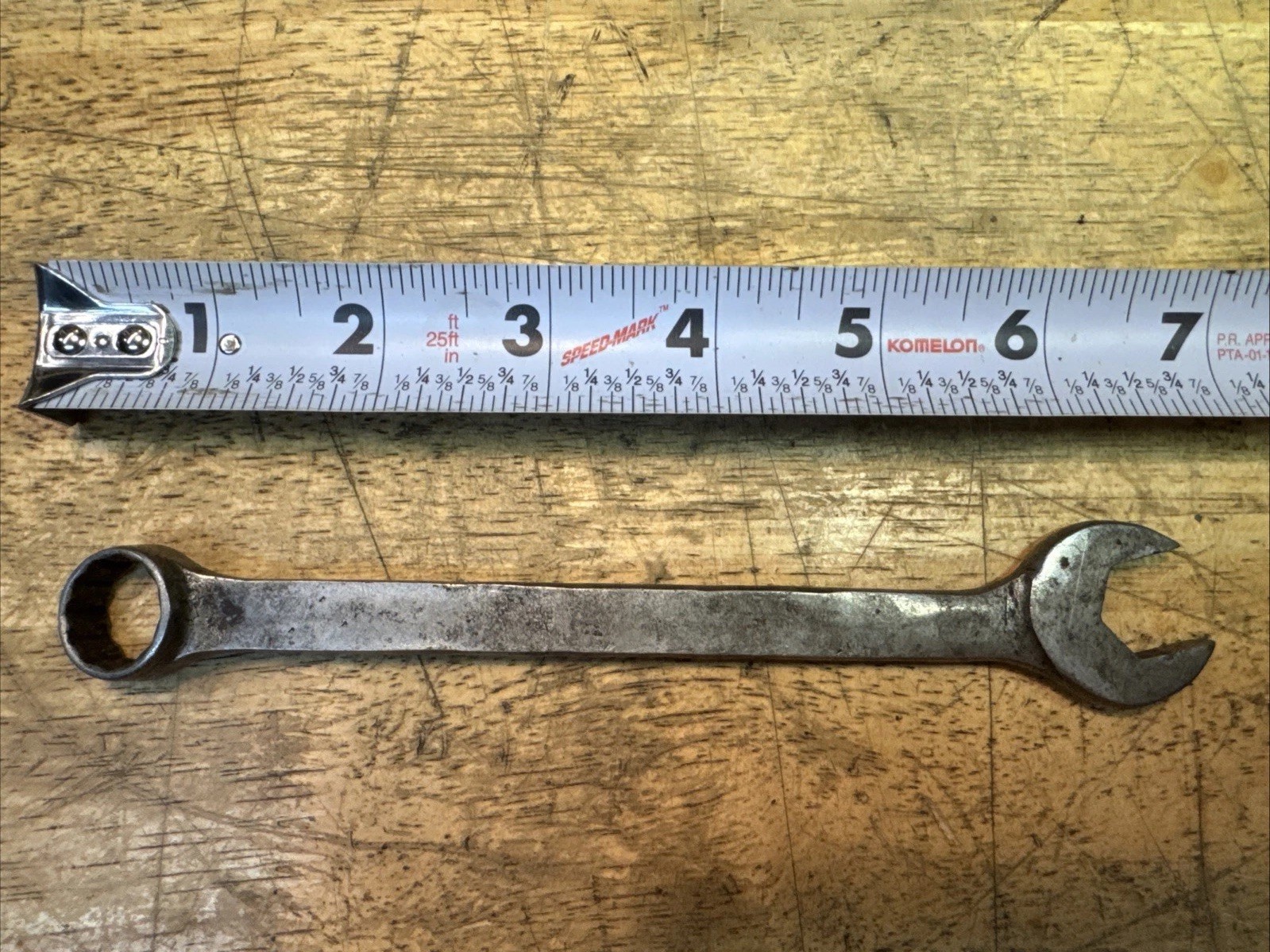 Vanadium Tool Company 9/16” Combination Wrench C6 Vintage