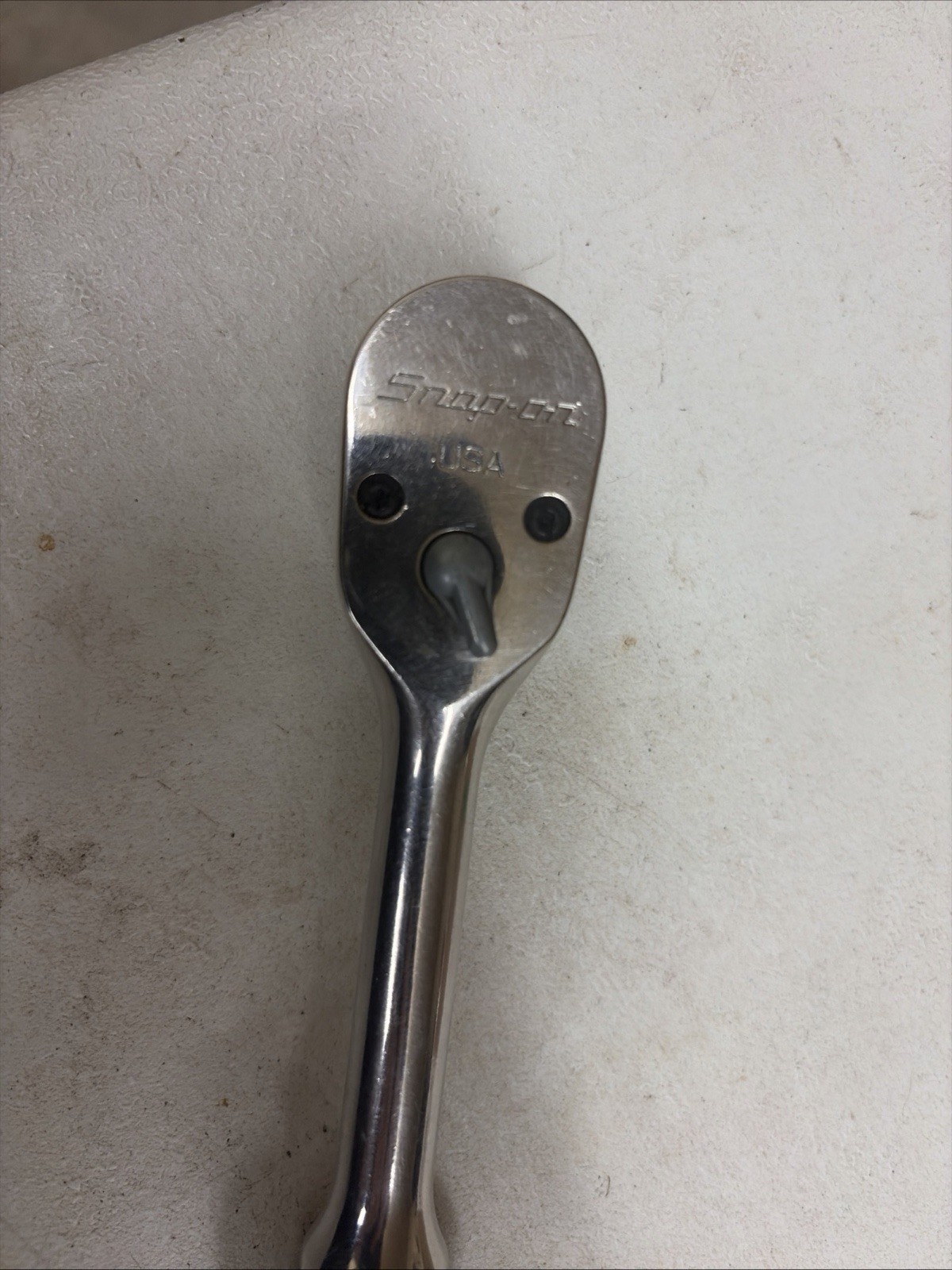 Snap On FH936 3/8” Drive Ratchet 36 Tooth Red Soft Grip Handle USA