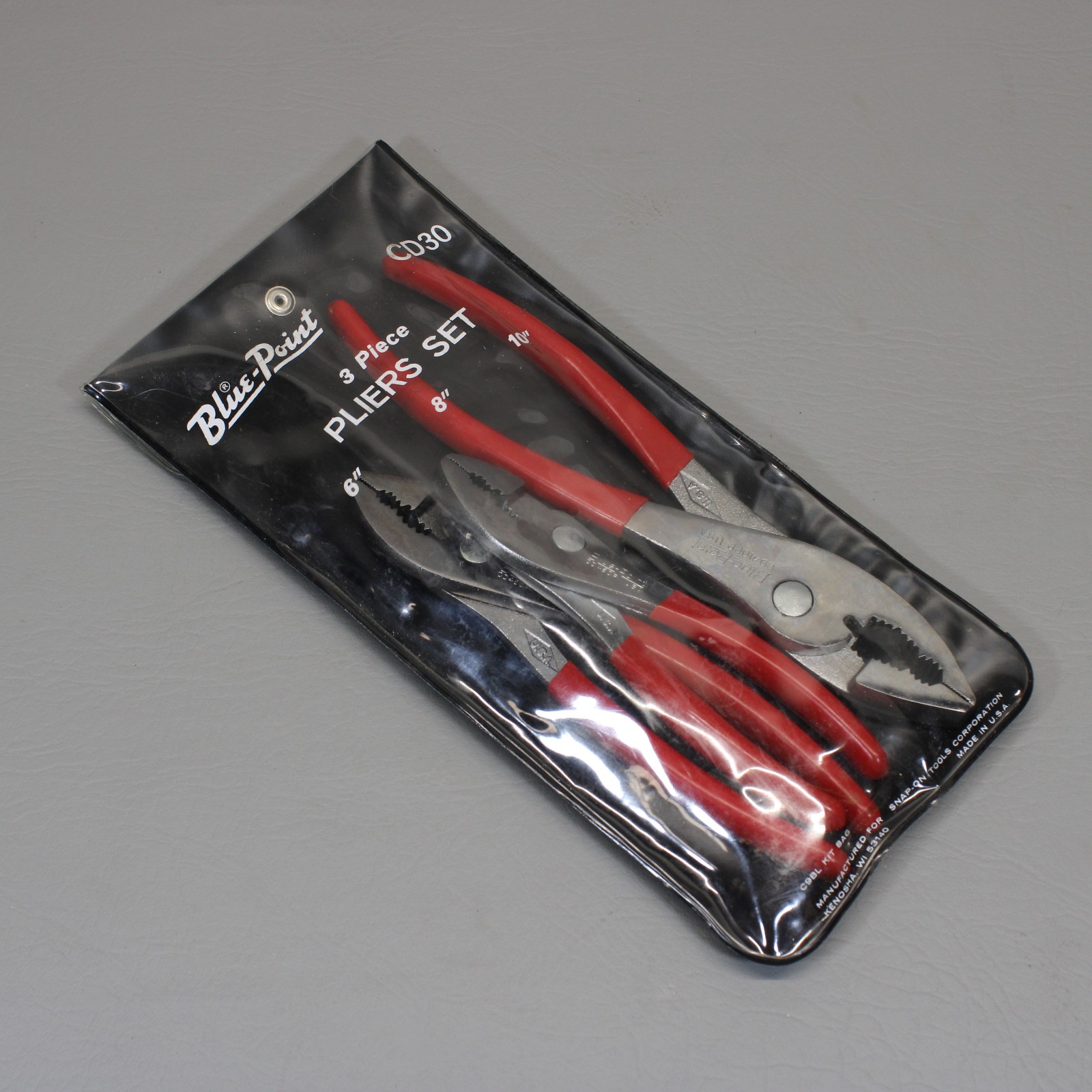New Blue Point USA 3pc Slip-Joint Plier Set CD30 6″, 8″, 10″