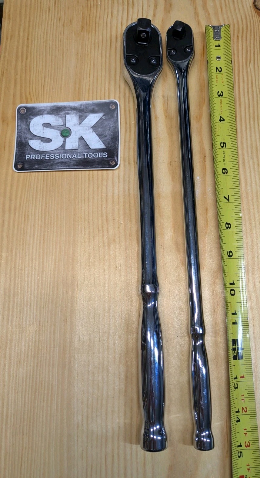 SK Professional Tools 3/8″ & 1/2″ Long Handle Combo Pack