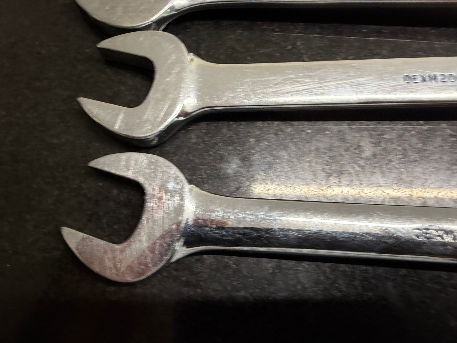 Snap On 5 pc 12-Point Metric Combination Wrench Set 20–24 mm OEXM705