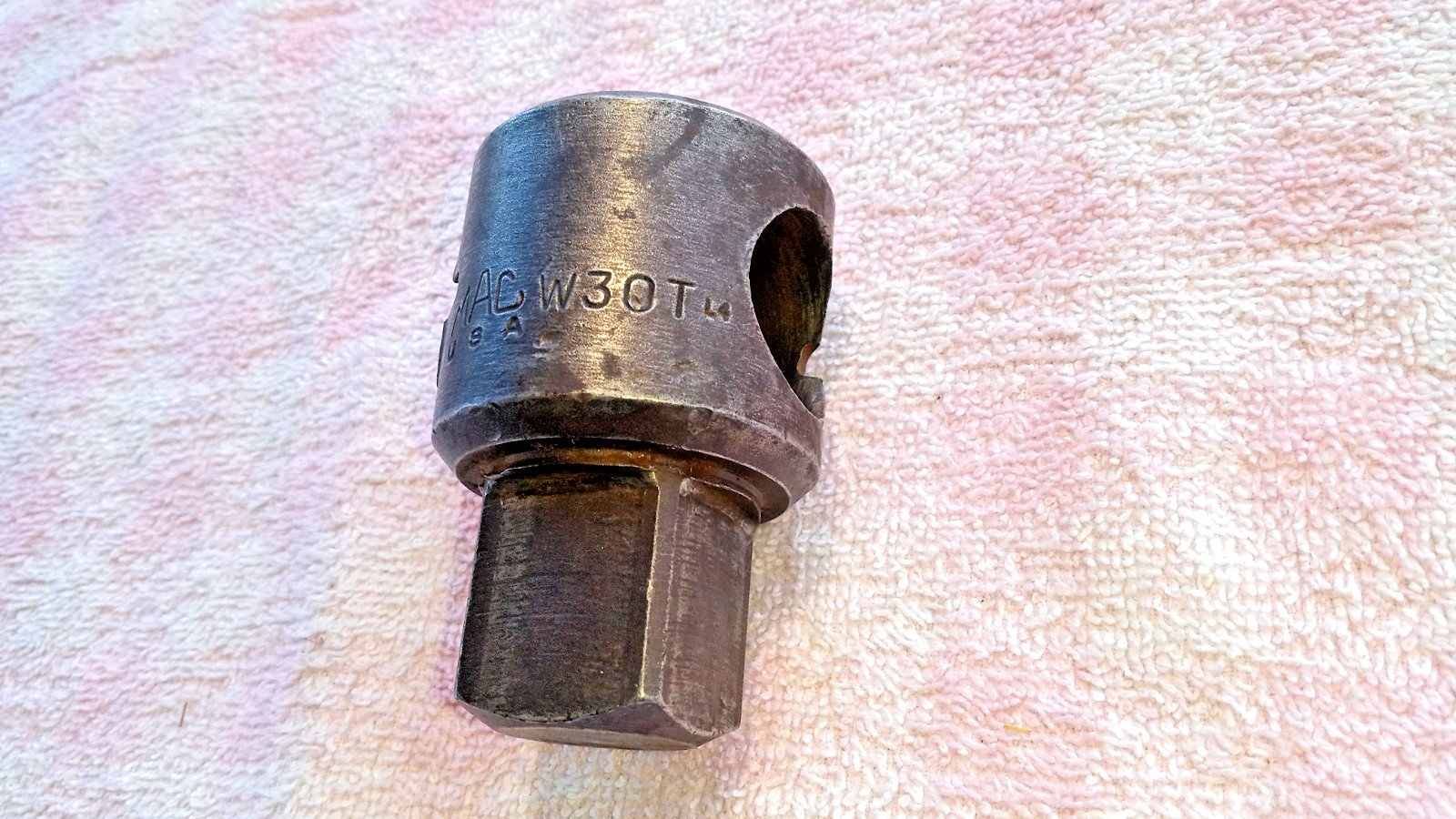 MAC TOOLS 1 INCH DRIVE T-BAR HEAD W30T USED GOOD COND heavy truck service grade