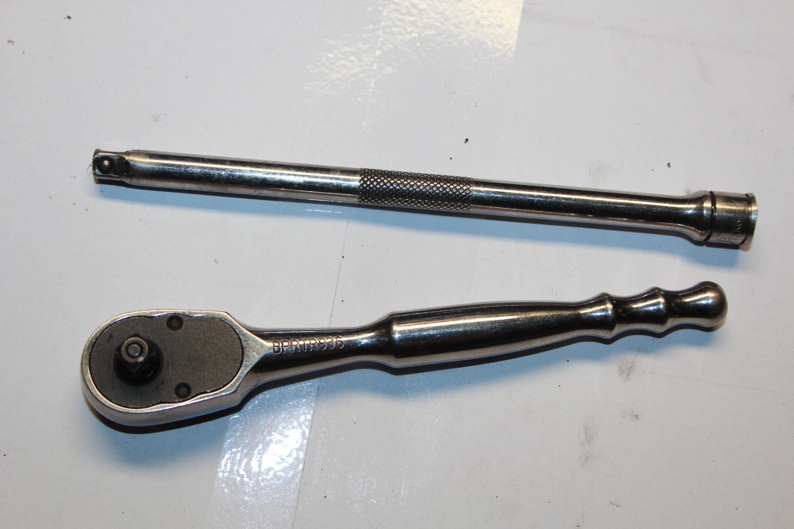 BLUE-POINT TOOLS 1/4″ Drive Standard Handle Quick-Release Ratchet & EXTENSION