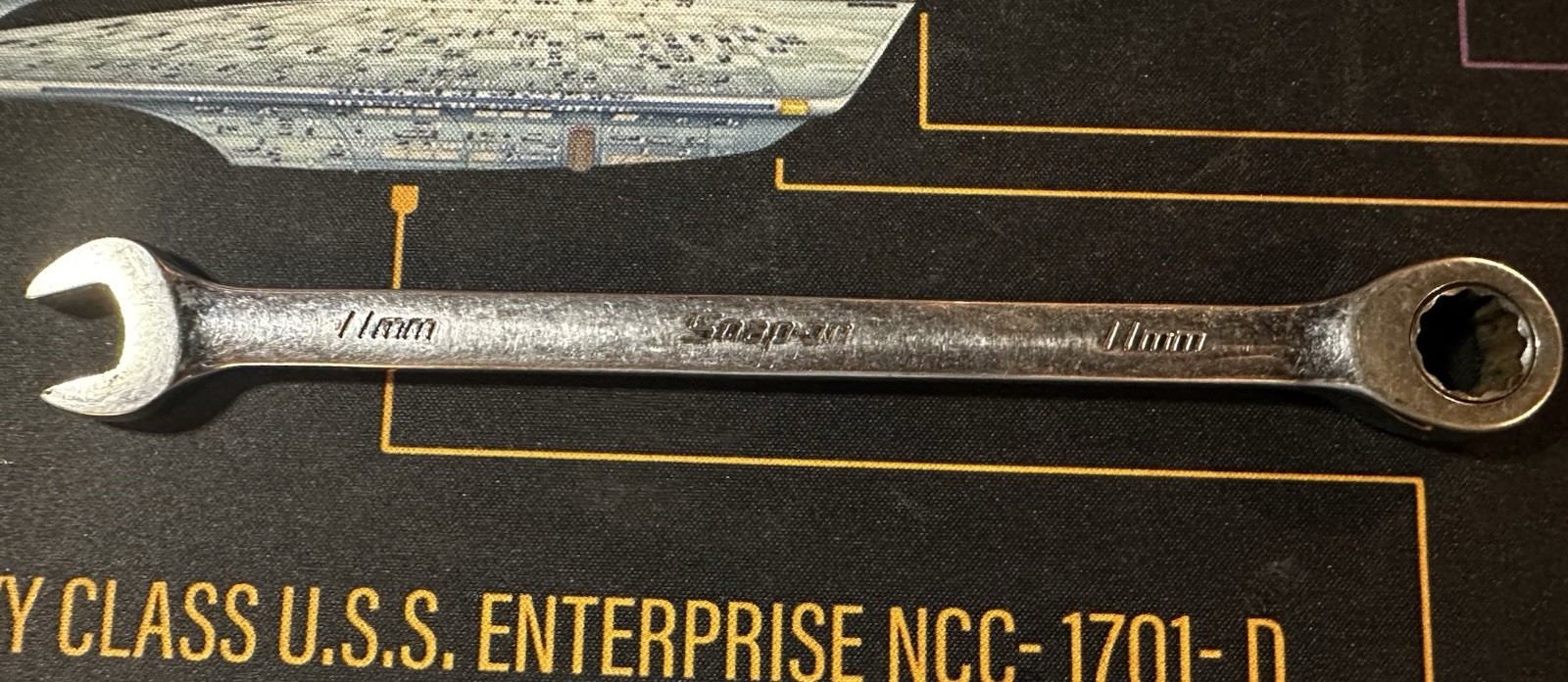 Snap-on 11mm Metric Non-Reversing Ratcheting Combo Wrench