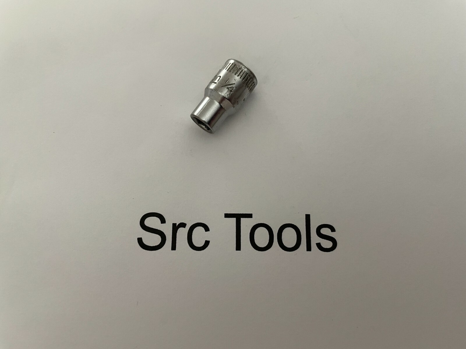 *RARE 1937* Snap-On Tools USA 9/32″ Drive 1/4″ SAE 6pt Midget Chrome Socket M-8