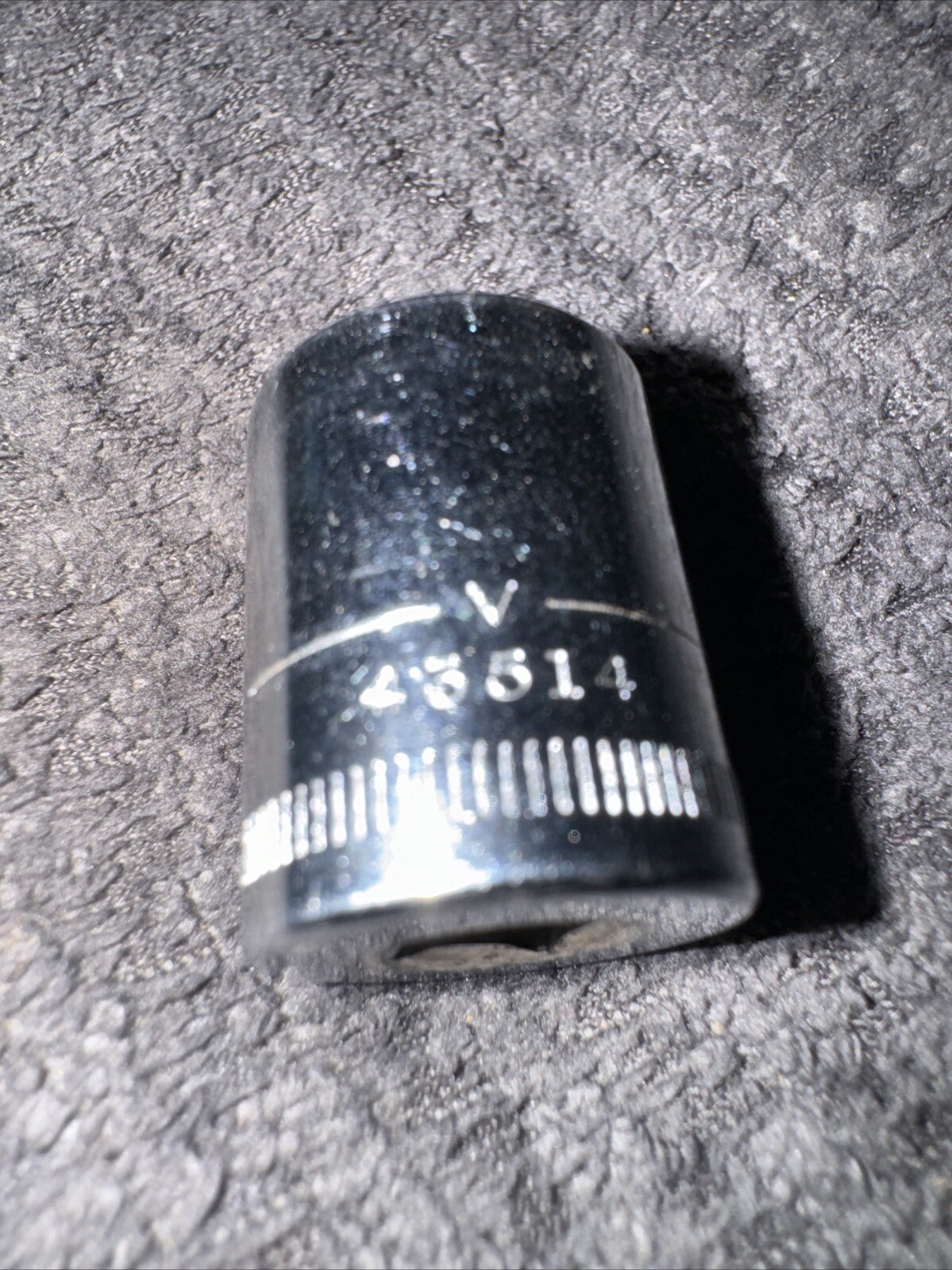 Sears Craftsman USA 13mm 6 Point 1/4″ Drive Shallow Socket 43514 -v- Series Nos