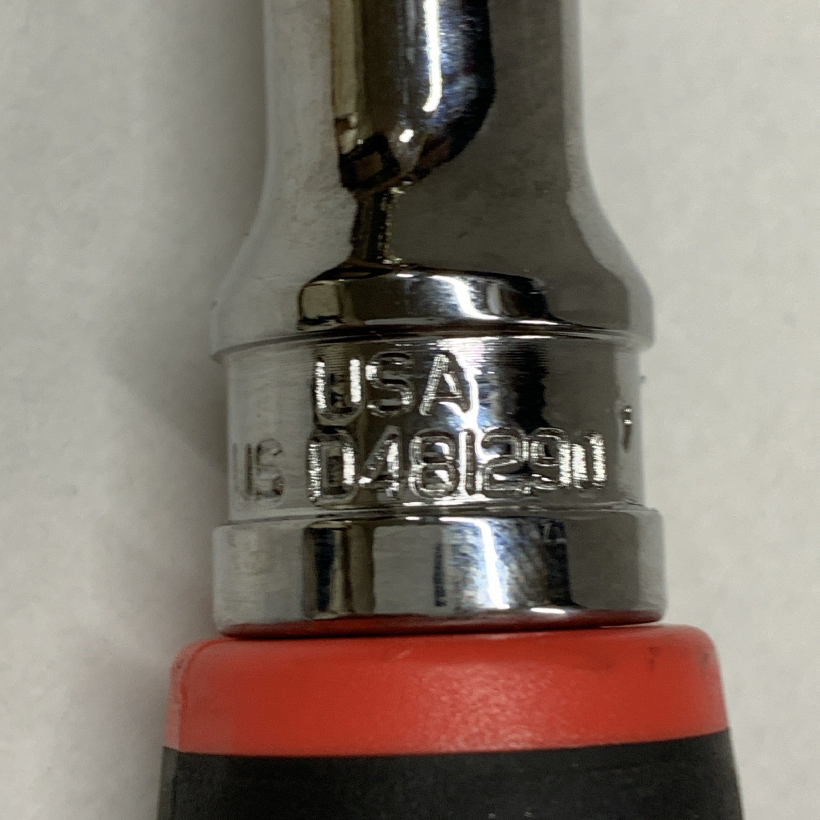 Snap On Tools USA SH80A 1/2” Drive Red Soft Grip Handle 80 Tooth Ratchet NEW