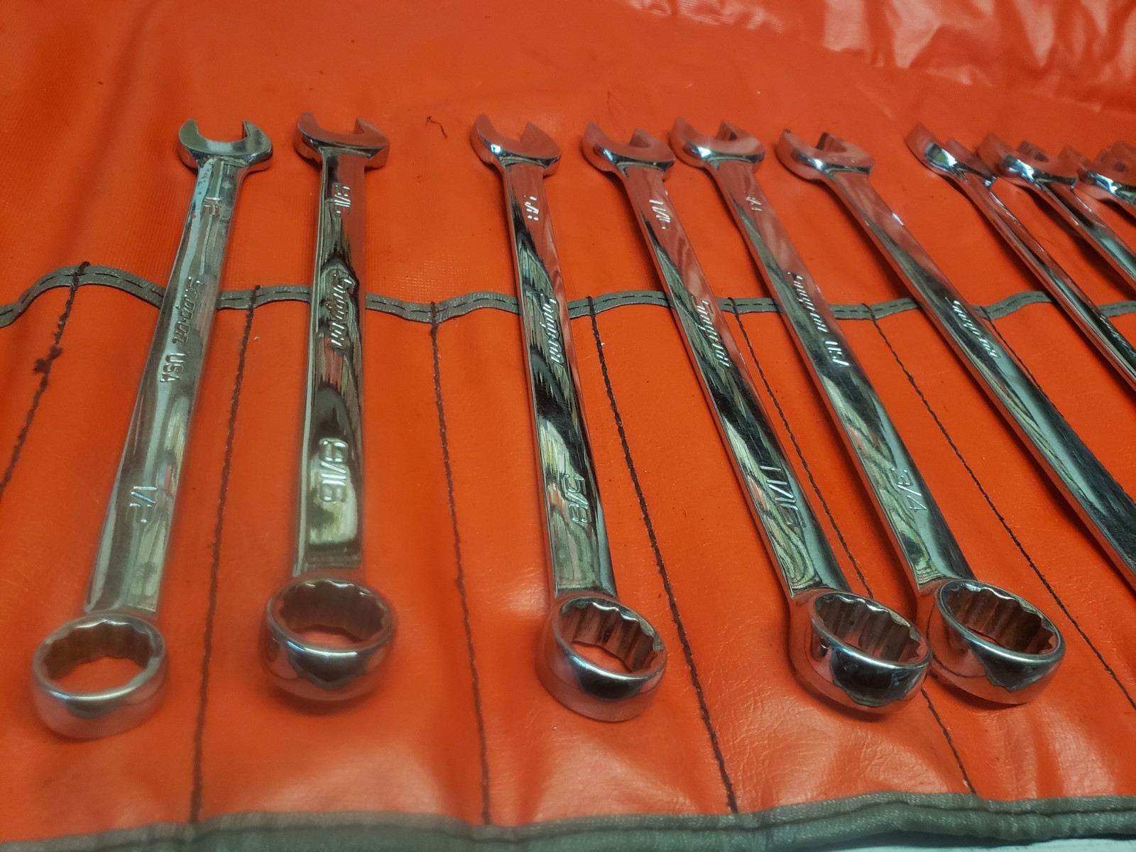 Snap On SAE Wrench Set 14 Pieces Oex Soex
