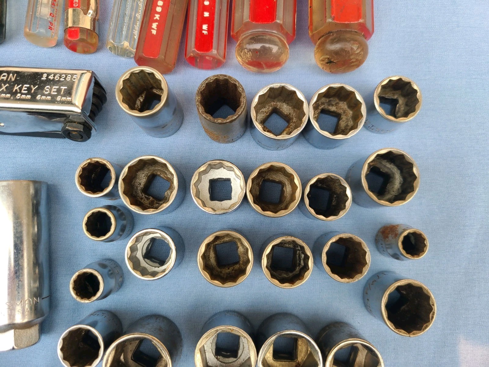 Vintage Craftsman USA TOOL Lot 75pcs. – Wrenches, Screwdrivers, Sockets etc