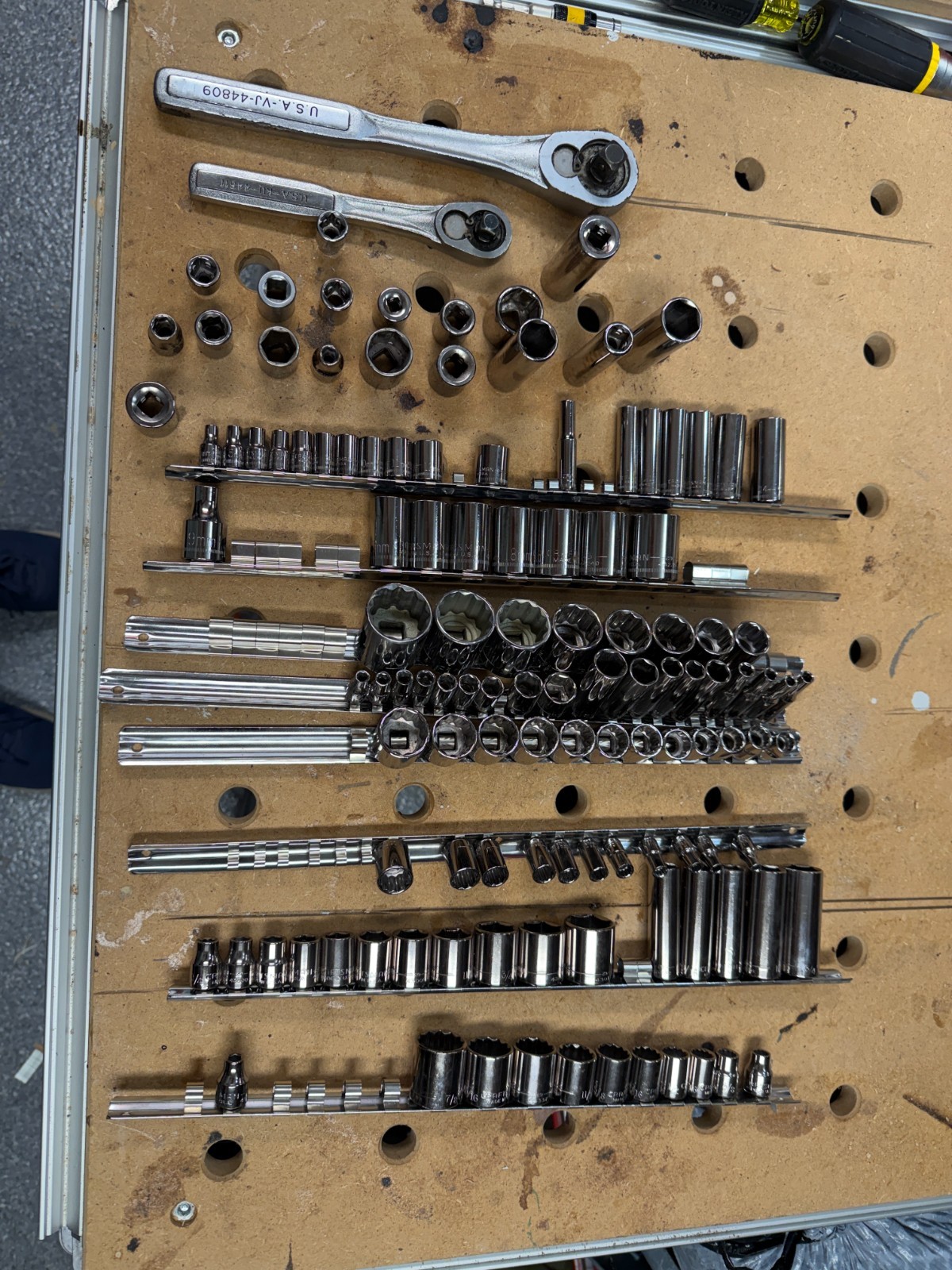 Craftsman Made in USA 122pc Set Vintage Sockets Socket Set