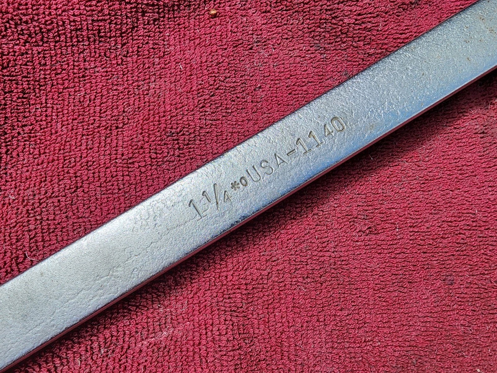 Wright Tool 1-1/4″ Combination Wrench 1140 USA 12 Pt. Satin Finish, Made In USA