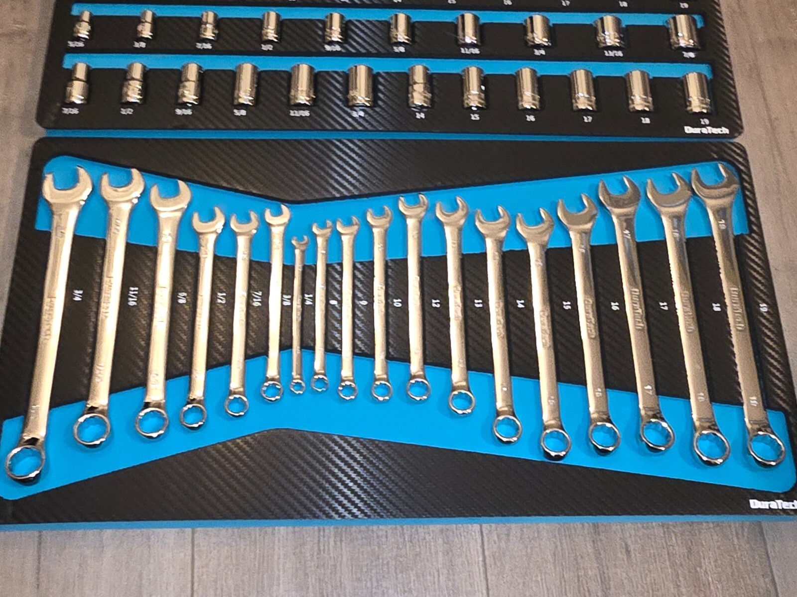 Duratech 149pc Master Socket, Ratchet, Wrench Tool Set in 3 Foam Storage Trays!