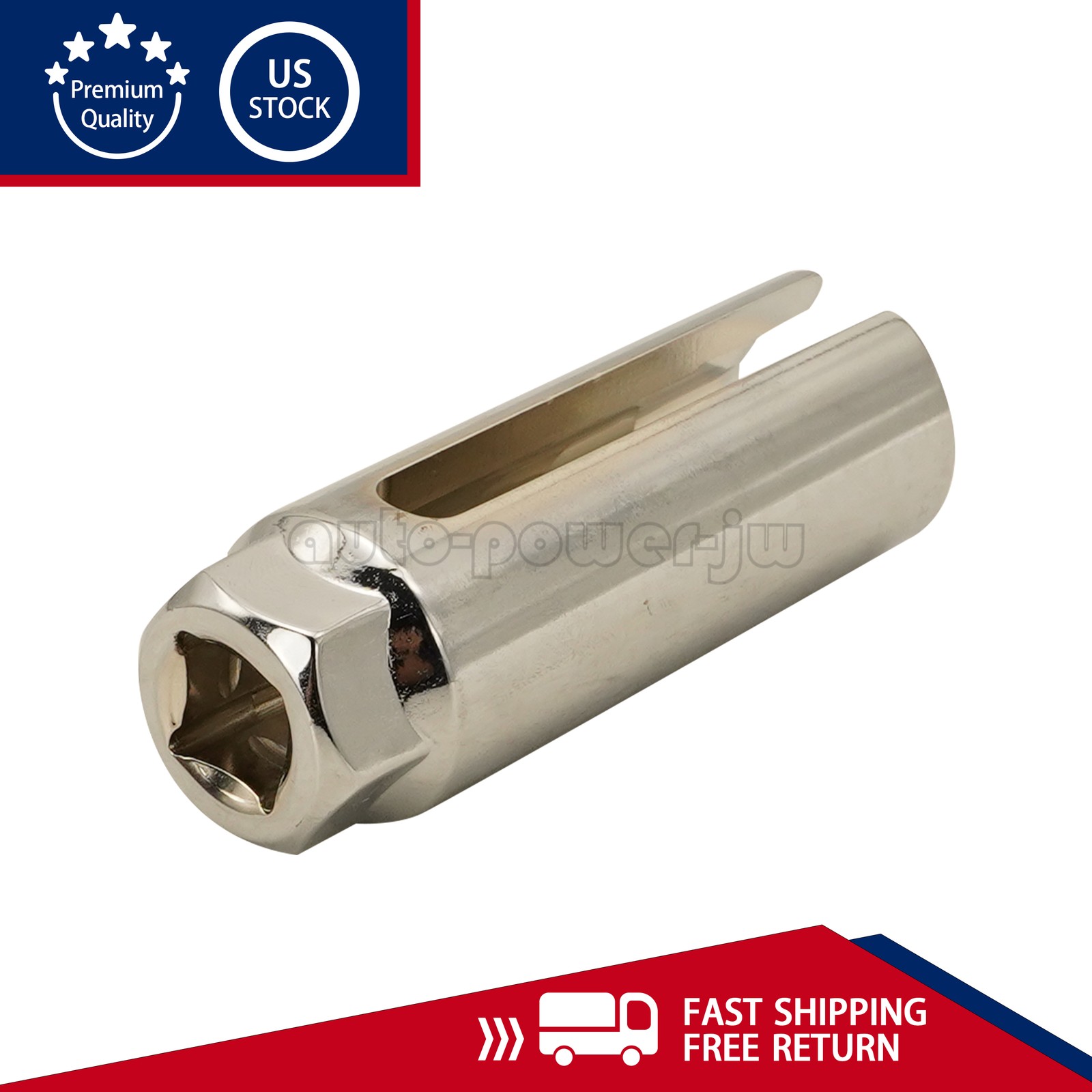 7/8» 22mm O2 Oxygen Sensor Socket Removal Tool Side Wire Cutout 1/2″ Drive US