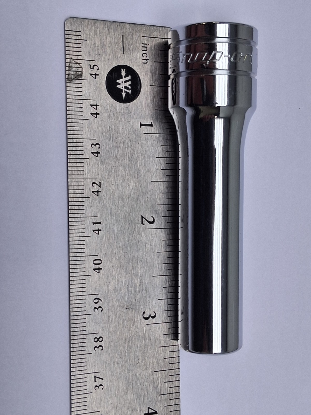 Snap-on Tools 7/16″ Chrome Deep 6pt Socket 1/2″ Drive TS141A USA Nice