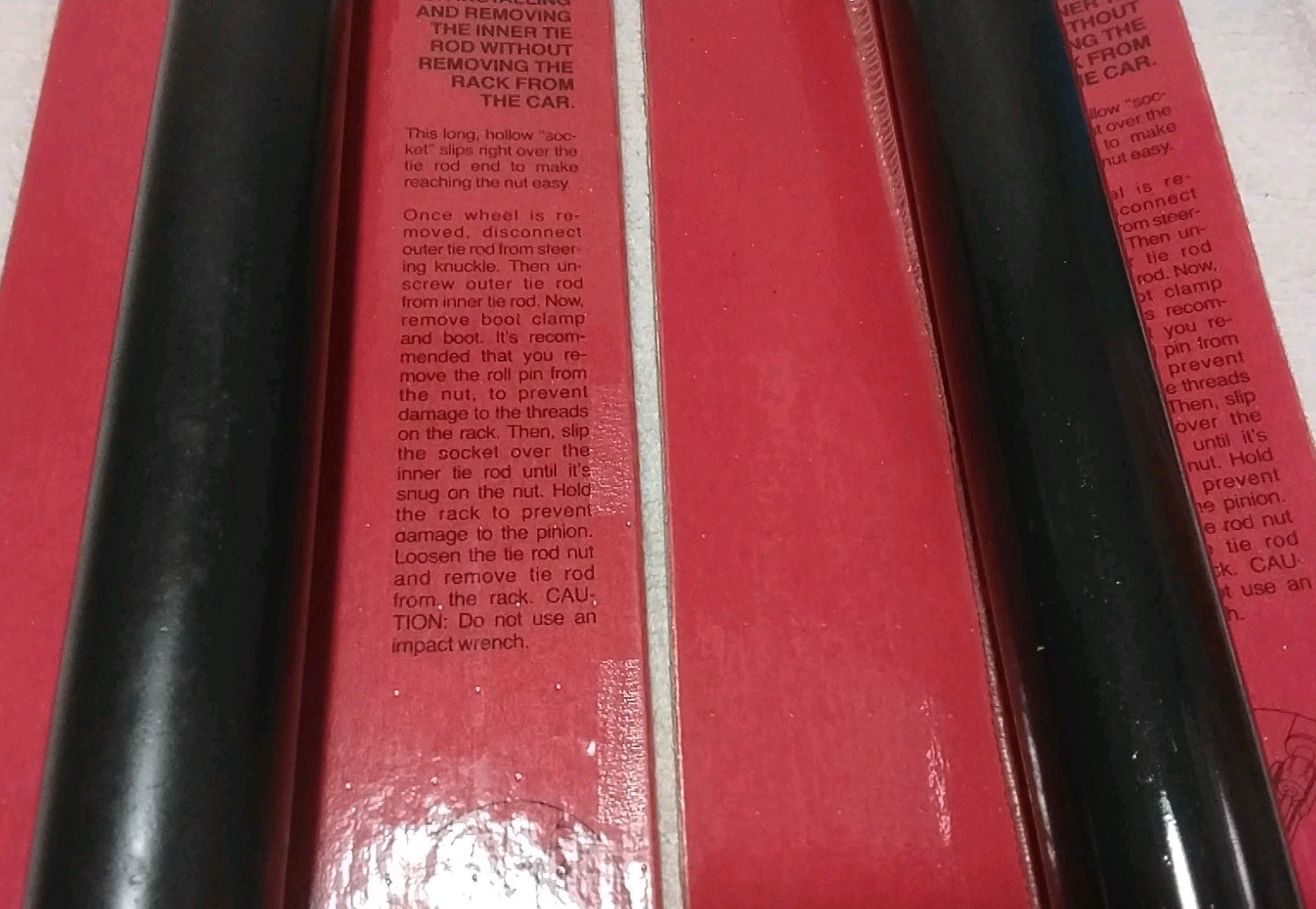2pc LISLE 61000×61100 1/2″ DRIVE 1-3/16″×1-5/16″-15″ LONG INNER