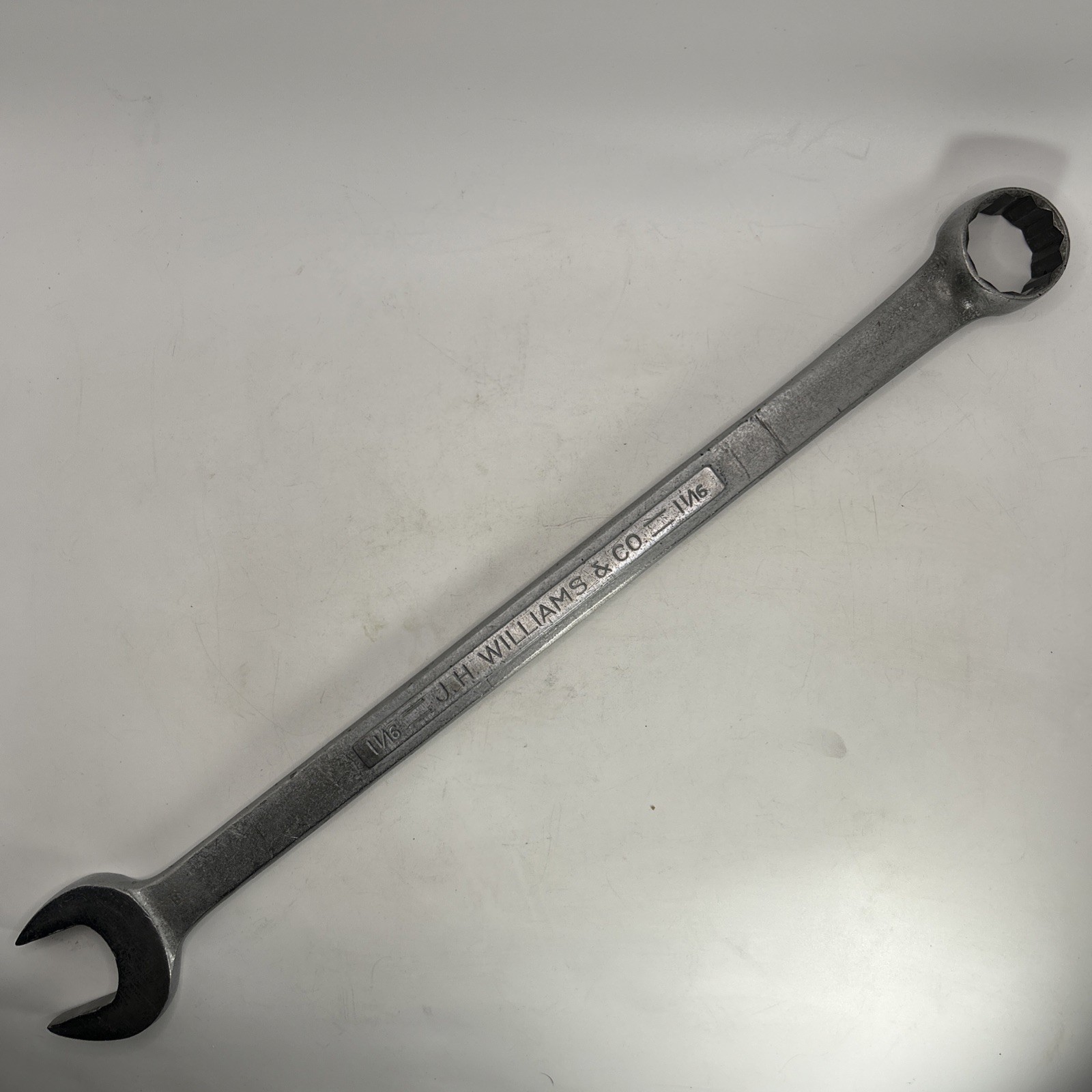 J.H. Williams & Co Superrench 1 1/16” Combination Wrench Vintage