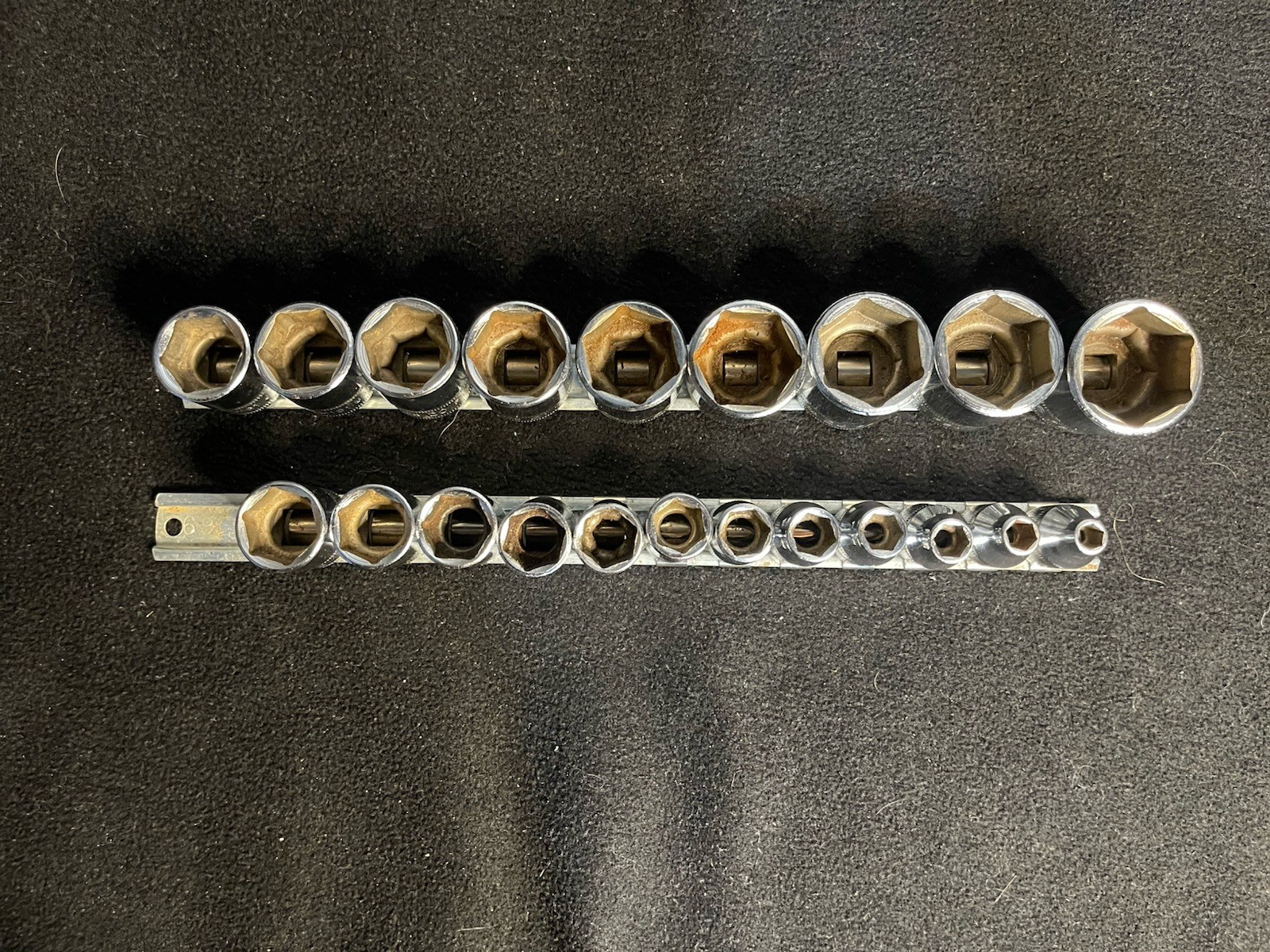 Snap On 21 Piece 3/8 Drive 6 Pt Metric Socket Set 6mm- 26mm FSM Series