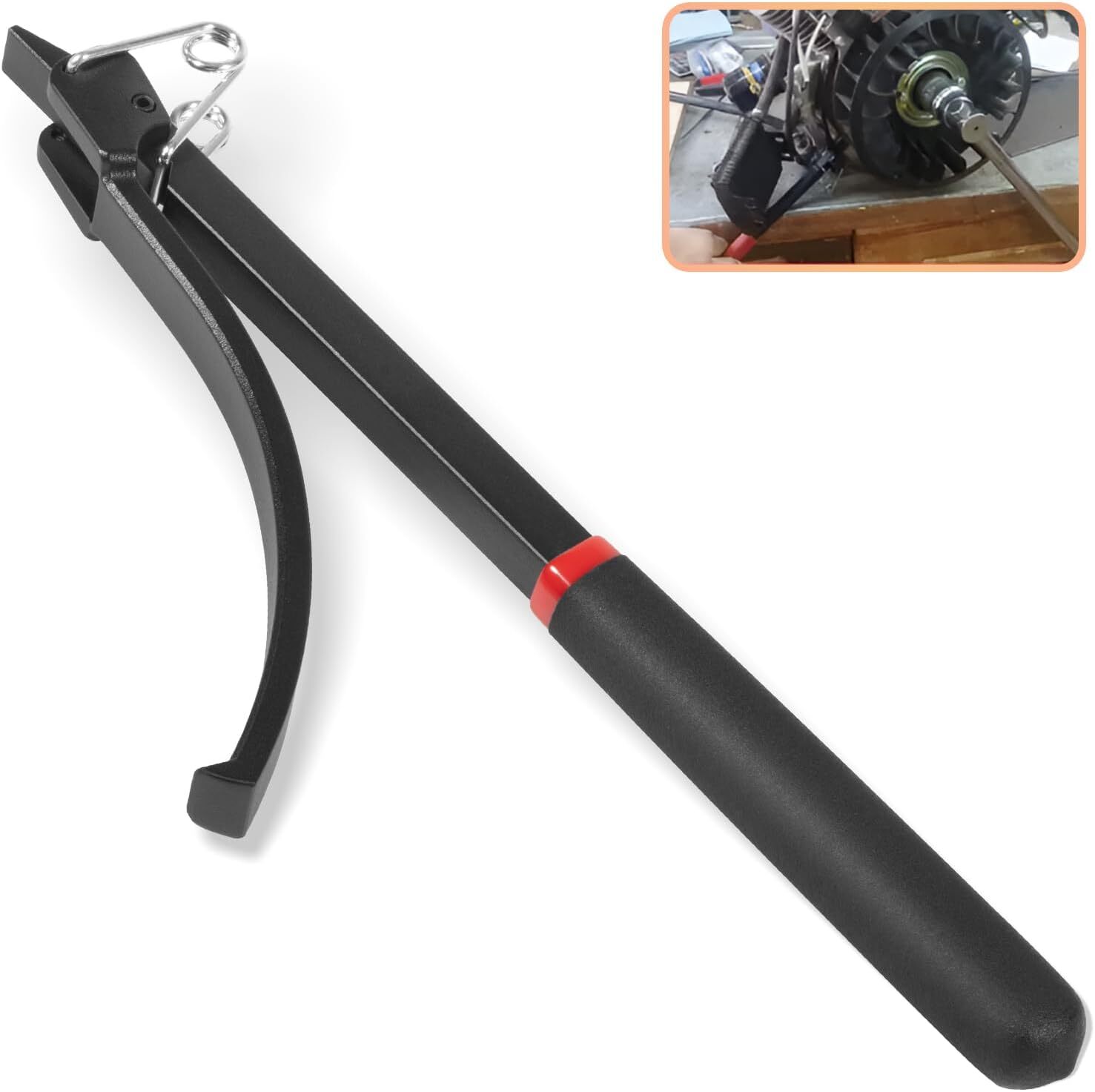 Flywheel Turner Wrench Turning Tool, 23800 Flex Plate Holder for Most Vehicles