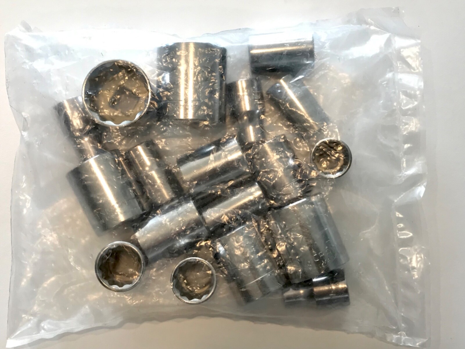 New Old Stock Craftsman 18-Piece Socket Set, 1/2 Drive, 12 Point, USA 🇺🇸