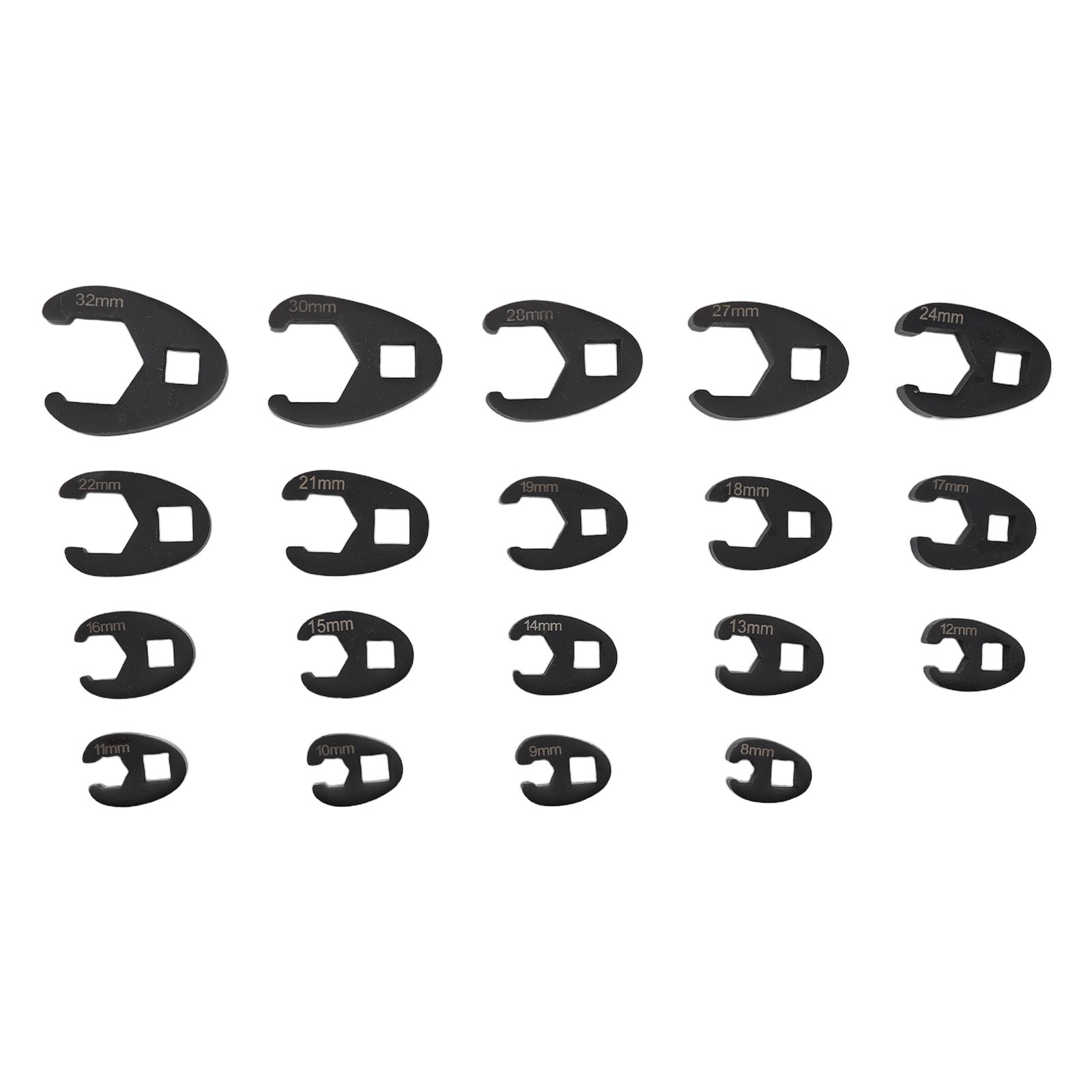 Crows foot Wrench Set Crowfoot Wrench Set 8-32mm Socket Tool Kit 1/2″ 3/8”