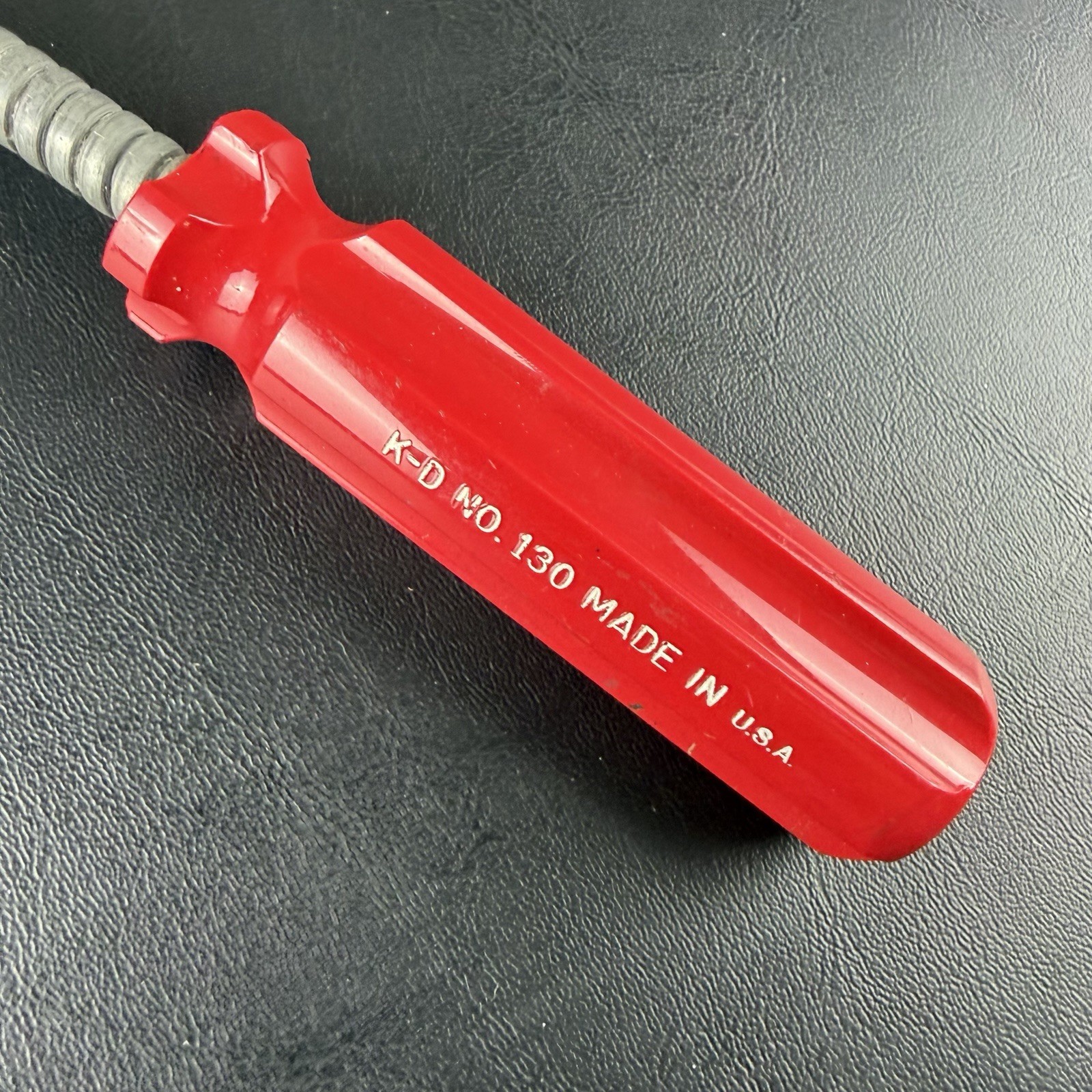 Vintage K-D No.130 Flexible Shaft Driver 3/32″ Hex & 7/32″ Slotted USA 17″