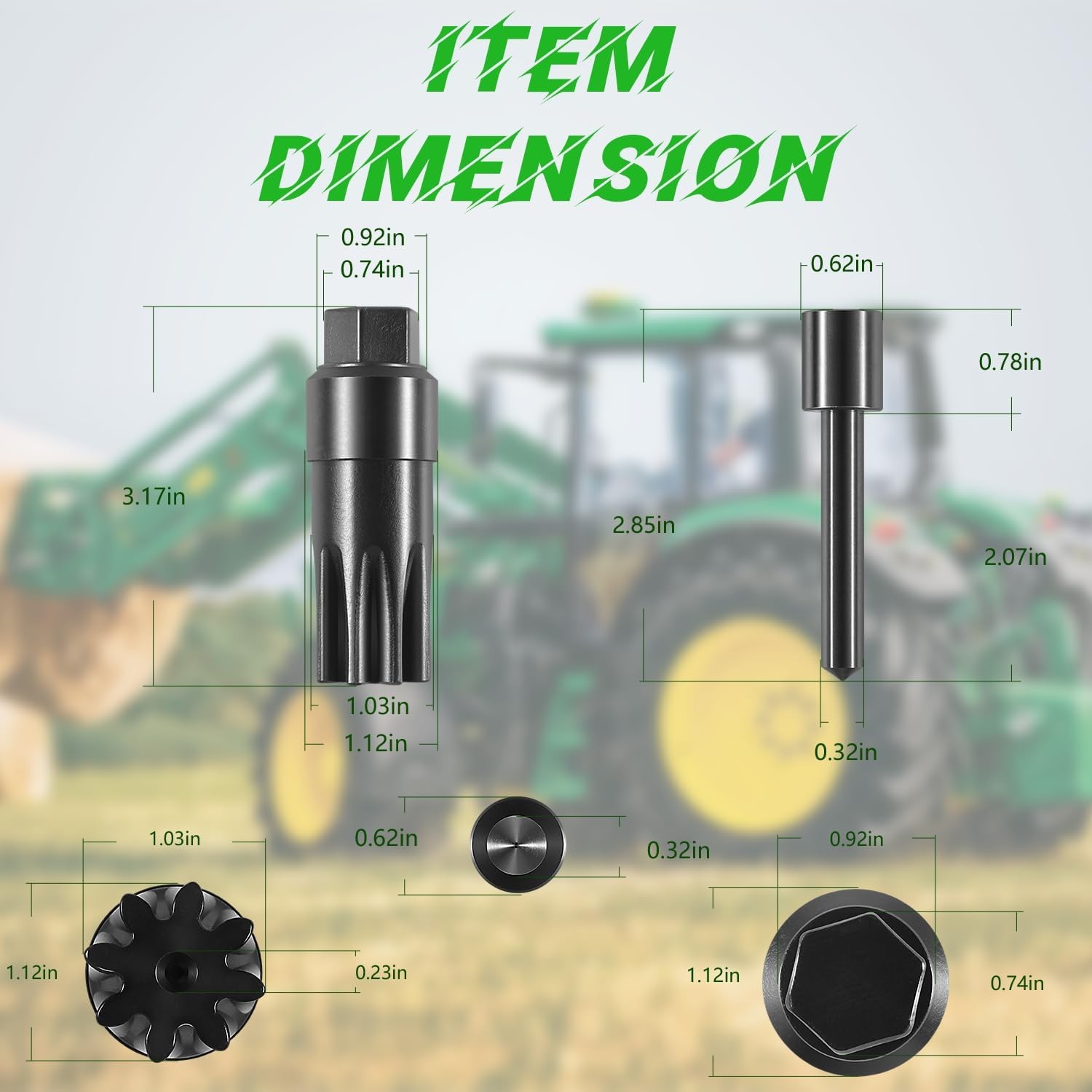Engine Turning Tool & Timing Pin Kit Alt JDE83 JDE81-4 for John Deere 3179 4239