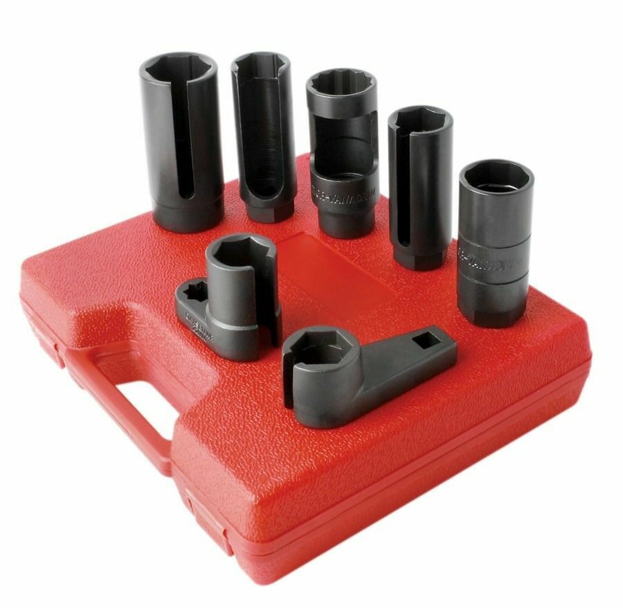 Sunex 7pc Oxygen Sensor Sockets Set Oil Pressure Sending Unit Vacuum Switch 2850