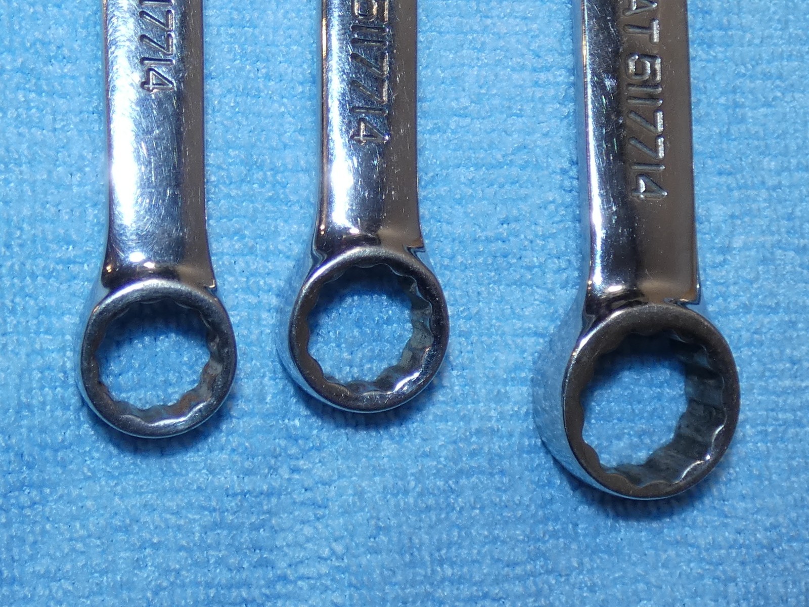 SNAP-ON 6PC METRIC 12PT SHORT COMBINATION WRENCH SET 19MM.18MM,16MM,15MM.12,11MM