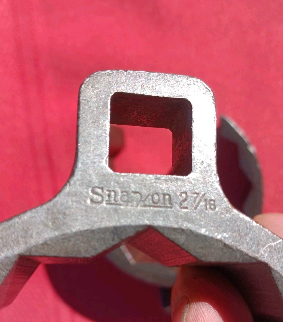 SNAP-ON TOOLS 2 7/16″ + 2 3/8″– 1/2″DRIVE. Open-End Crowfoot LOT of 2.