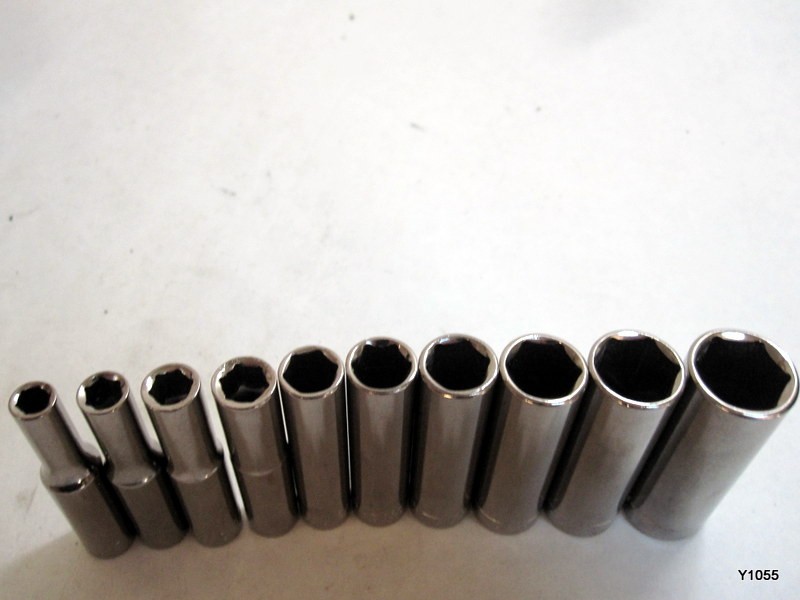 CRAFTSMAN lot of 10 SAE sockets see description