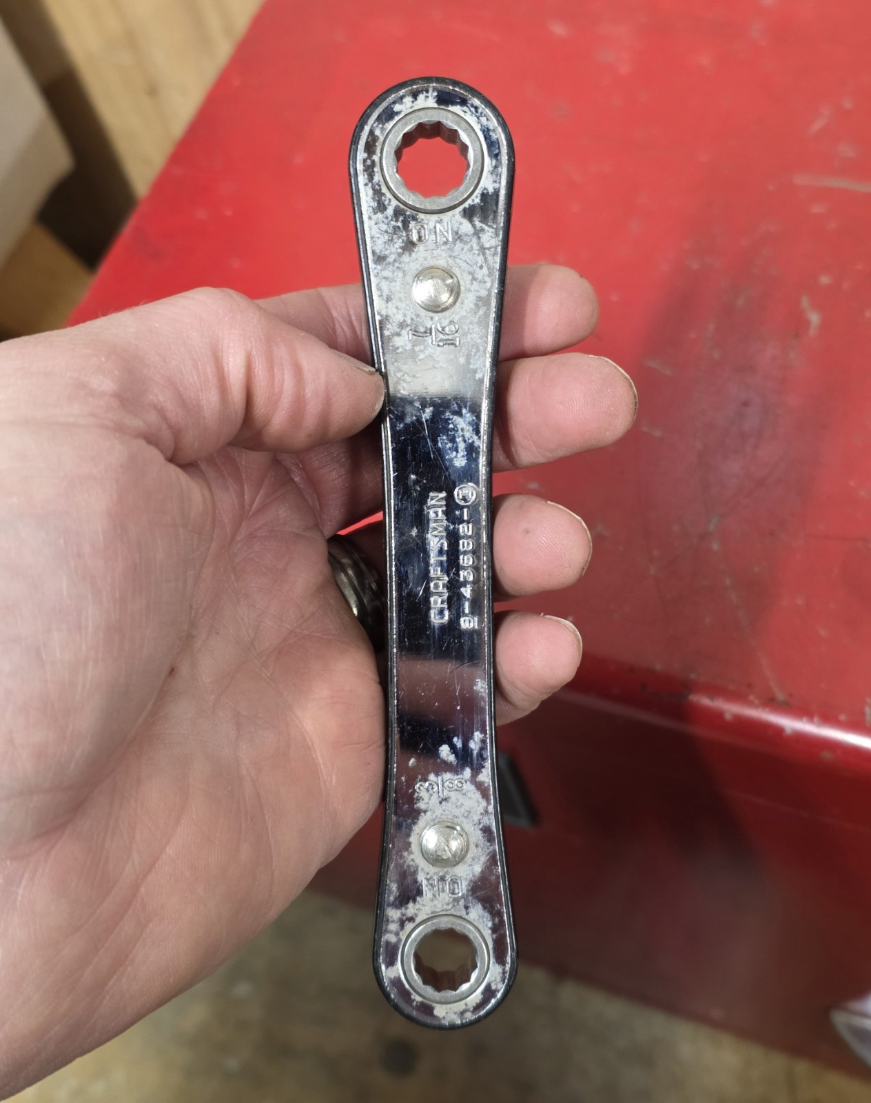 Craftsman USA 5pc. SAE Ratcheting Box End Wrench Set 1/4-5/8 3/4 7/8 15/16″ READ