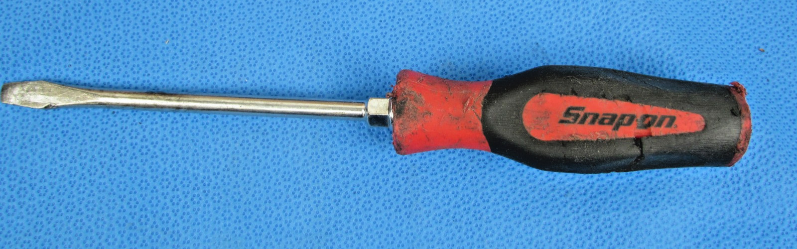 Snap On SGD6B- 5/16″ Flat Tip X 6″ Long Blade Soft Grip Screwdriver ~Ships FREE!