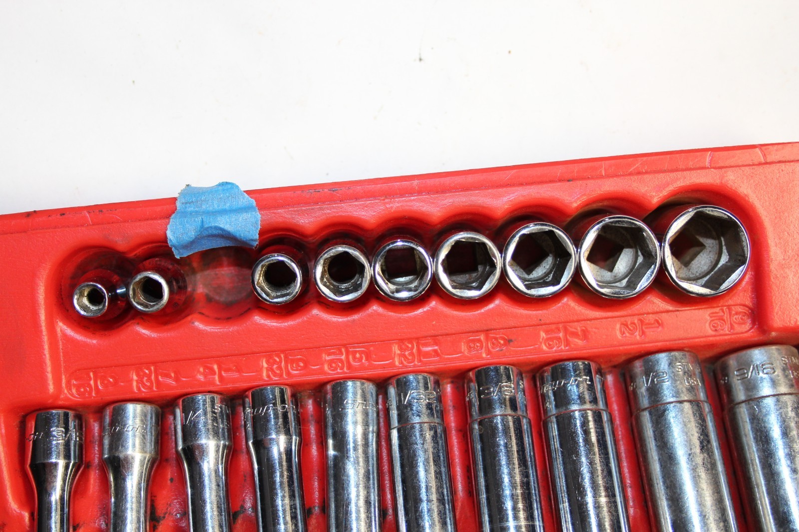 Snap-On Tools 1/4″ Drive 6-Pt General Service Set USA + SOME MISSING + EXTRAS