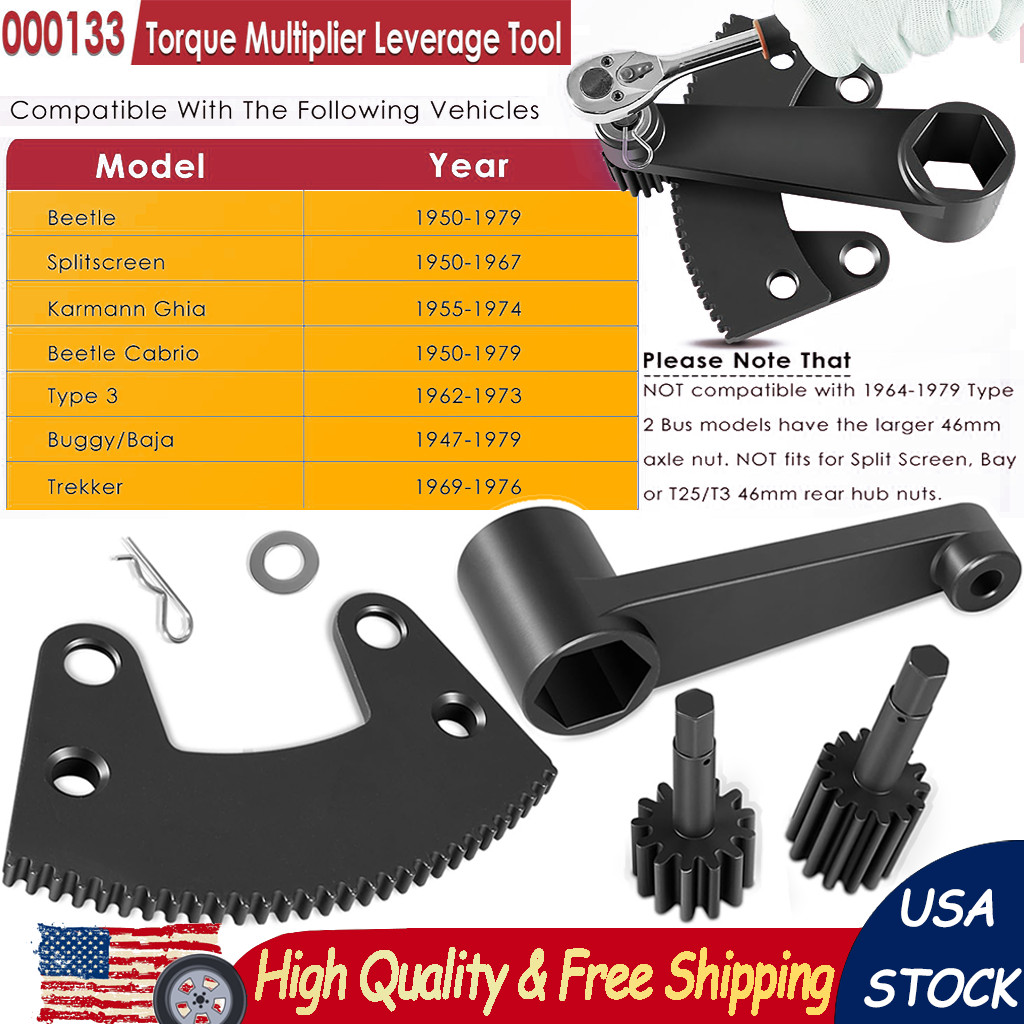 for Vw 36mm Axle Nut & Flywheel Gland Nut 000133 Torque Multiplier Leverage Tool