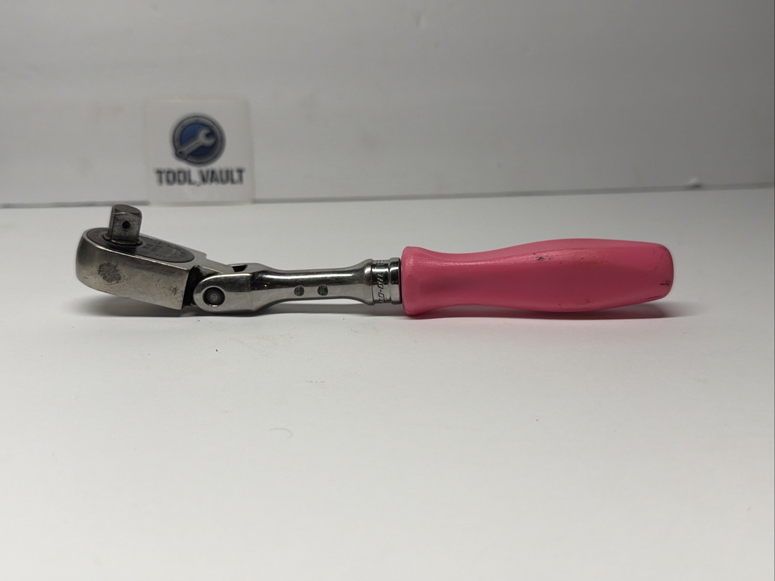 Snap On Tools F835 RARE Electric Pink Hard Handle 3/8″ Drive Ratchet FLEX HEAD