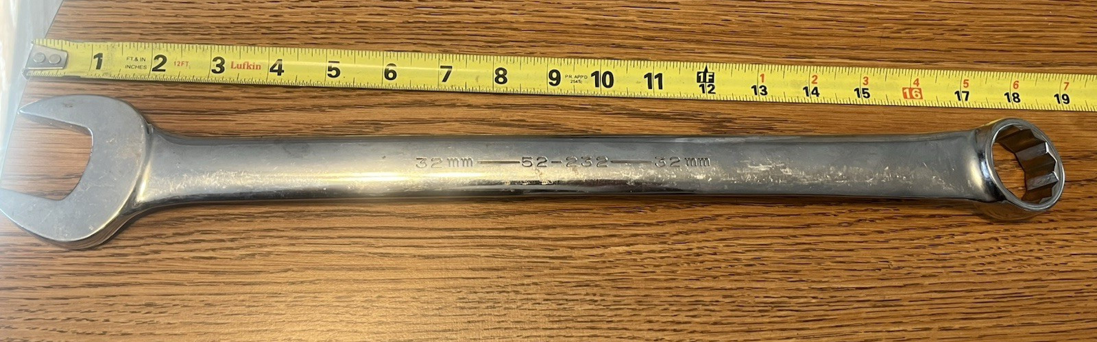 32mm open end box wrench Armstrong 12pt 18 inches long