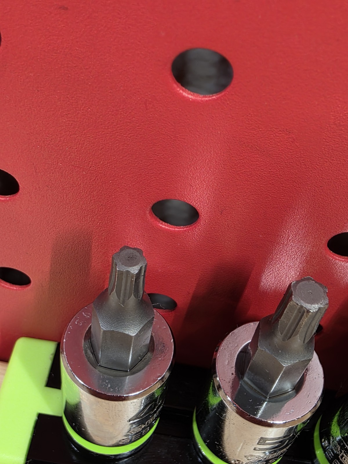 GRIPEDGE HEX Bit Socket Set 7-Piece 4-10mm 3/8» Drive Short RPT Hex Set