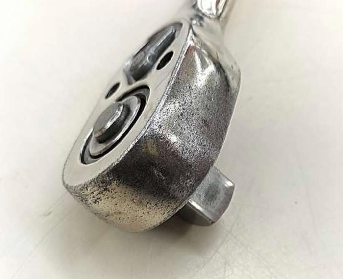 Snap-on F723A 3/8 Drive Quick Release Standard Length Chrome Ratchet Used