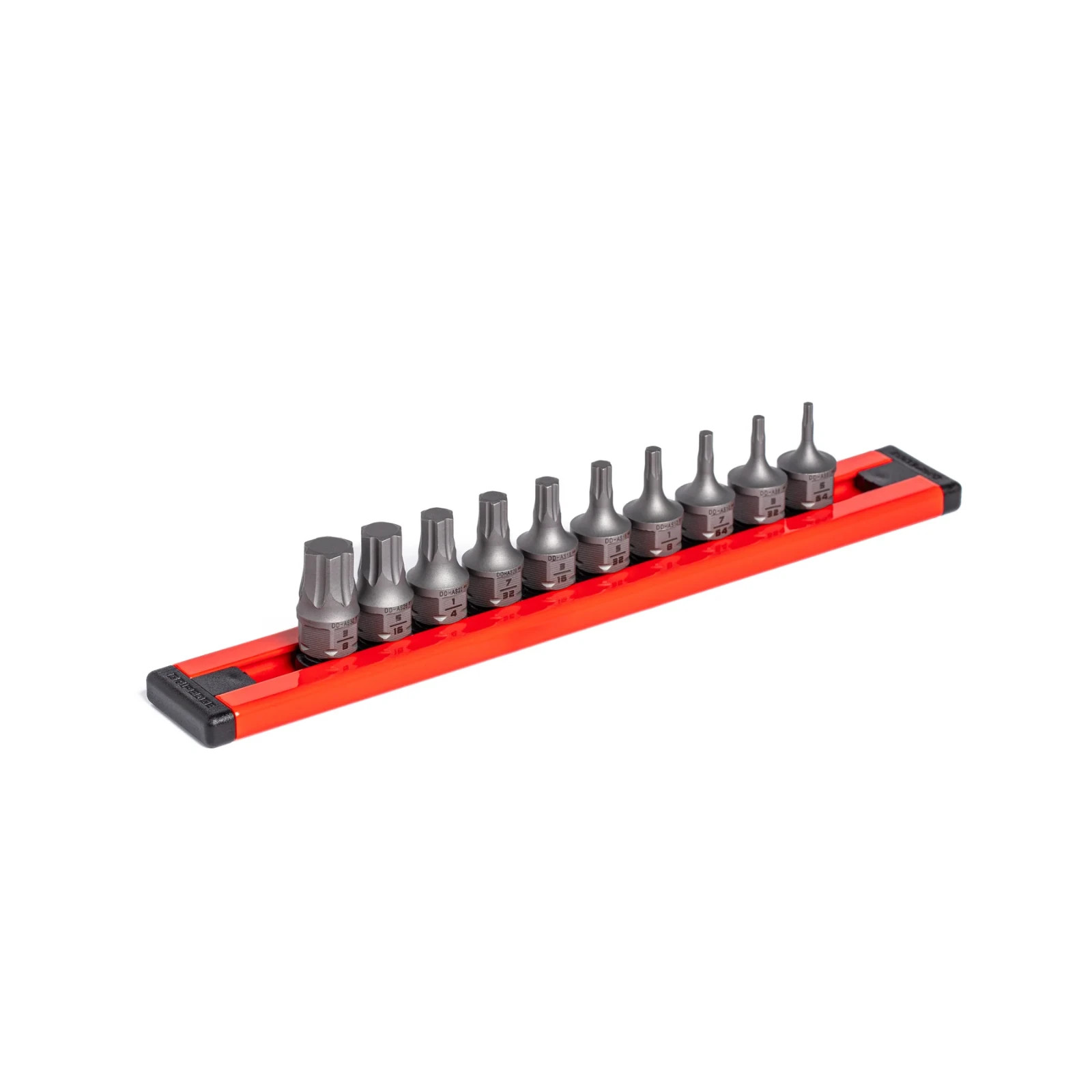 GripEdge Tools DDHAS10S 10 Piece 1/4″ Dr Dual Drive SAE RPT Hex Driver Set