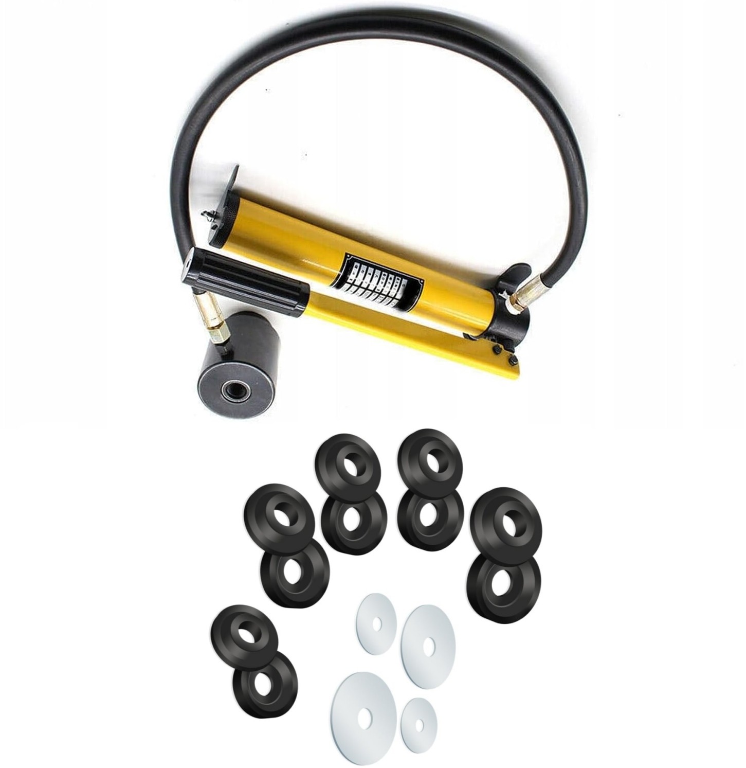 Sheet Metal Discs Dimple Die Set For Harbor Freight Hydraulic Punch Driver Kit