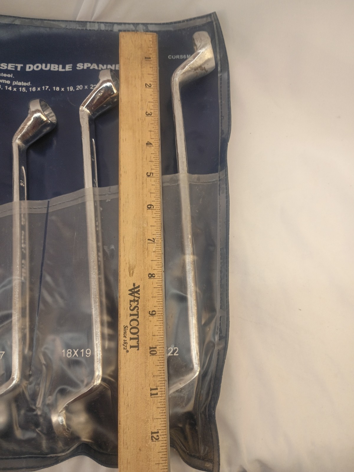 CAL-HAWK 6pc METRIC Offset Double Spanner Wrench Set 10mm -22mm