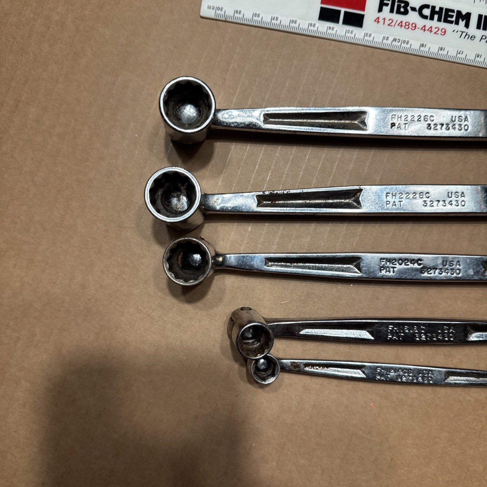 Lot Snap-On 1/2′ 9/16′ 11/16 13/16 5/8 3/4 3/8 Double Flex Head Socket Wrench W1
